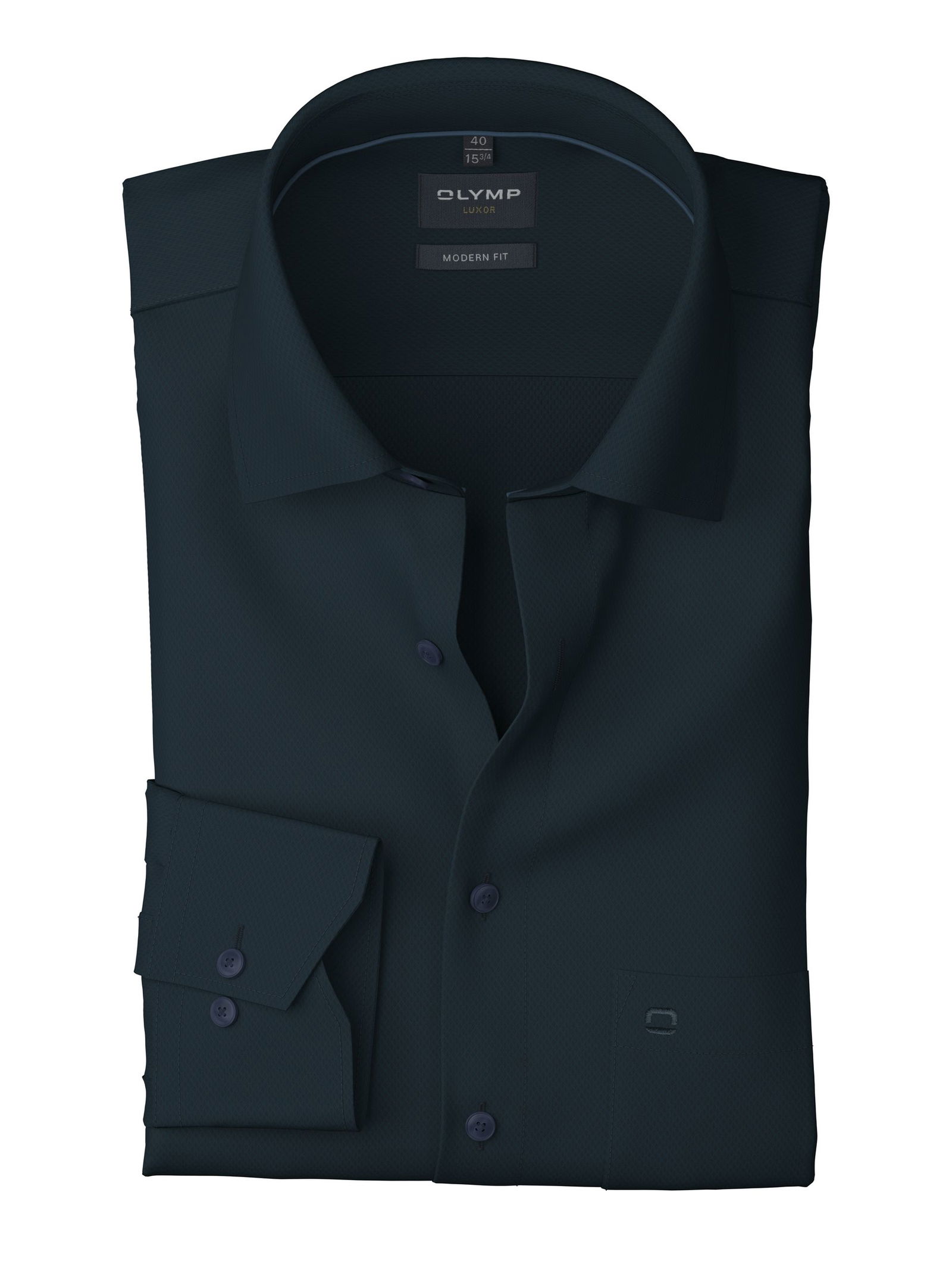 Olymp | Olymp Hemd Modern Fit | 42 | nachtblau