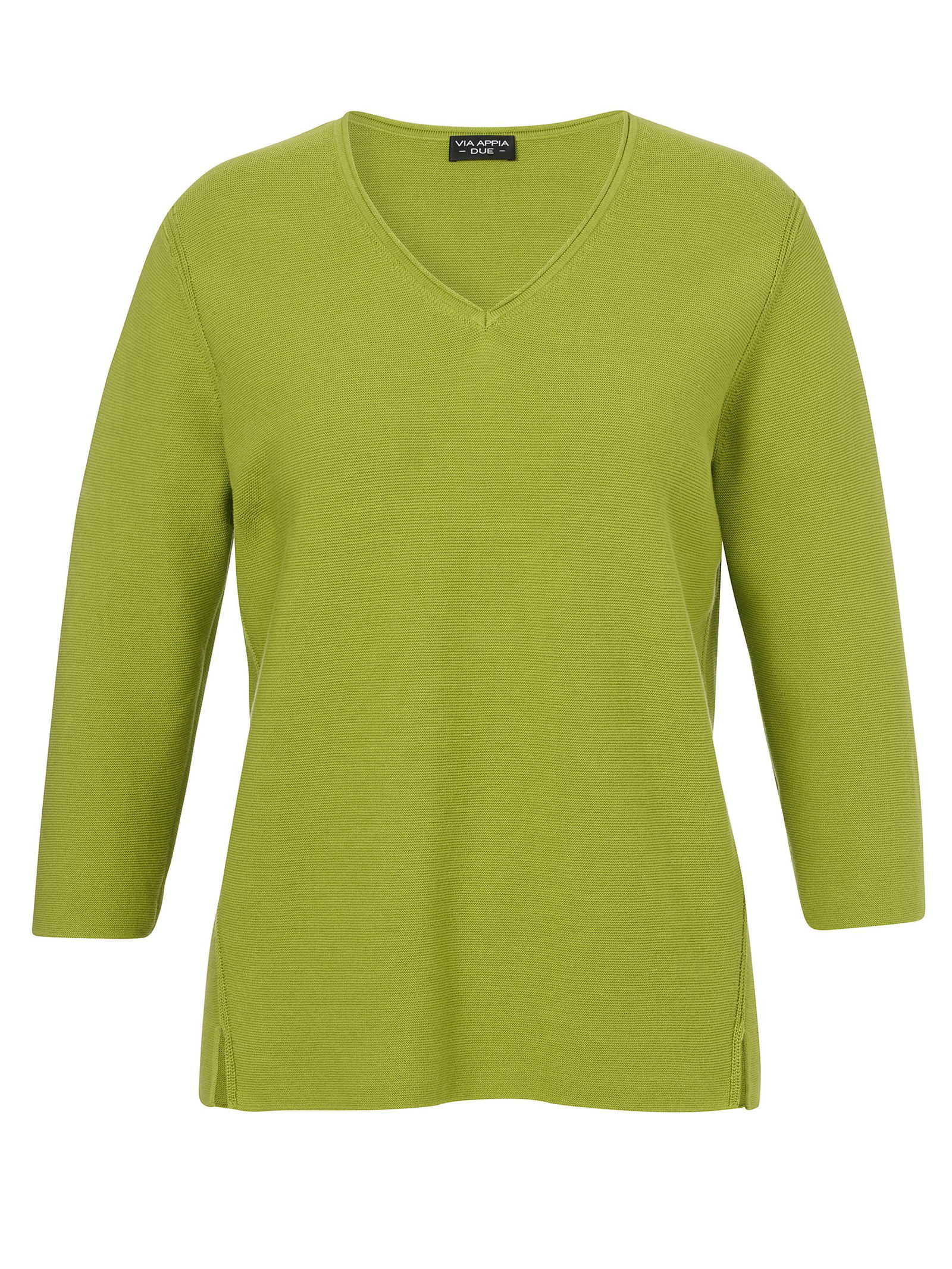  | Pullover V-Ausschnitt 3/4 Arm | 50 | grün