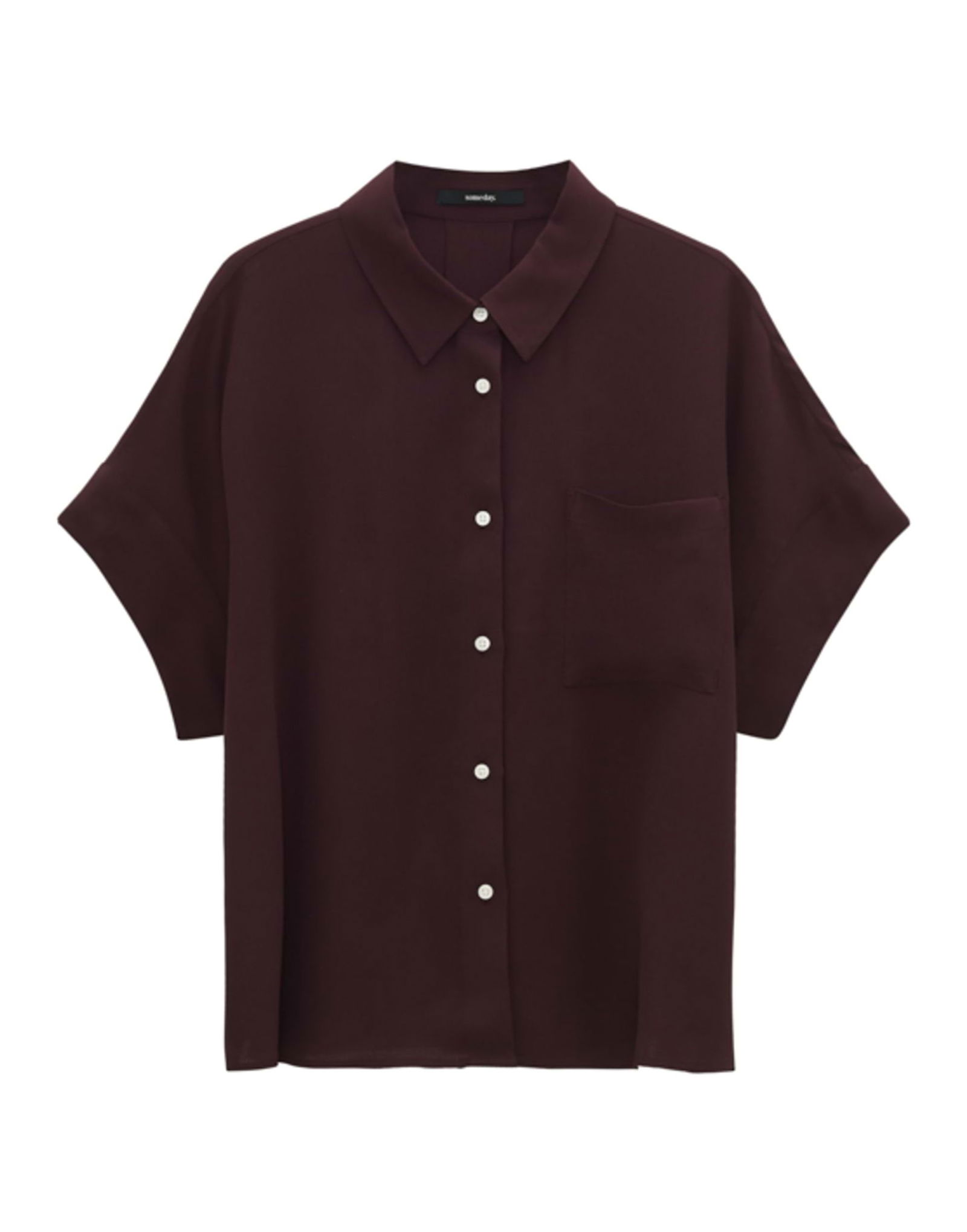 Someday |  Someday Druckbluse  | 38 | plum