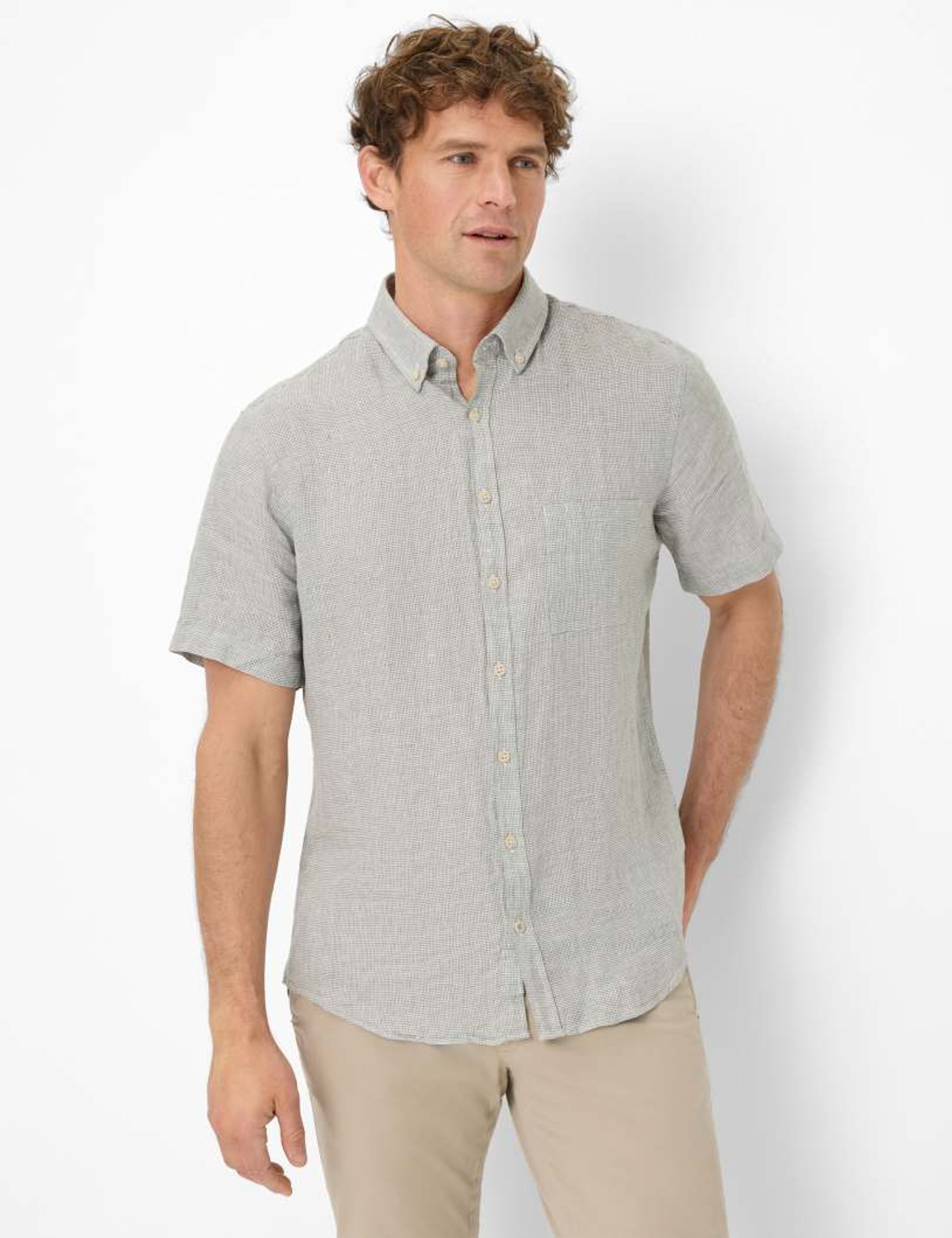 Brax |  Brax Hemd Regular Fit Style "Dan" | XL | sage