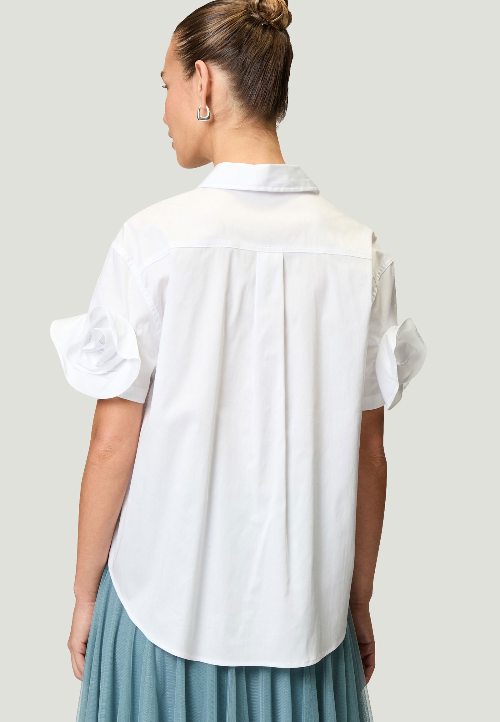 Zero |  Zero Druckbluse  | 36 | brilliant white