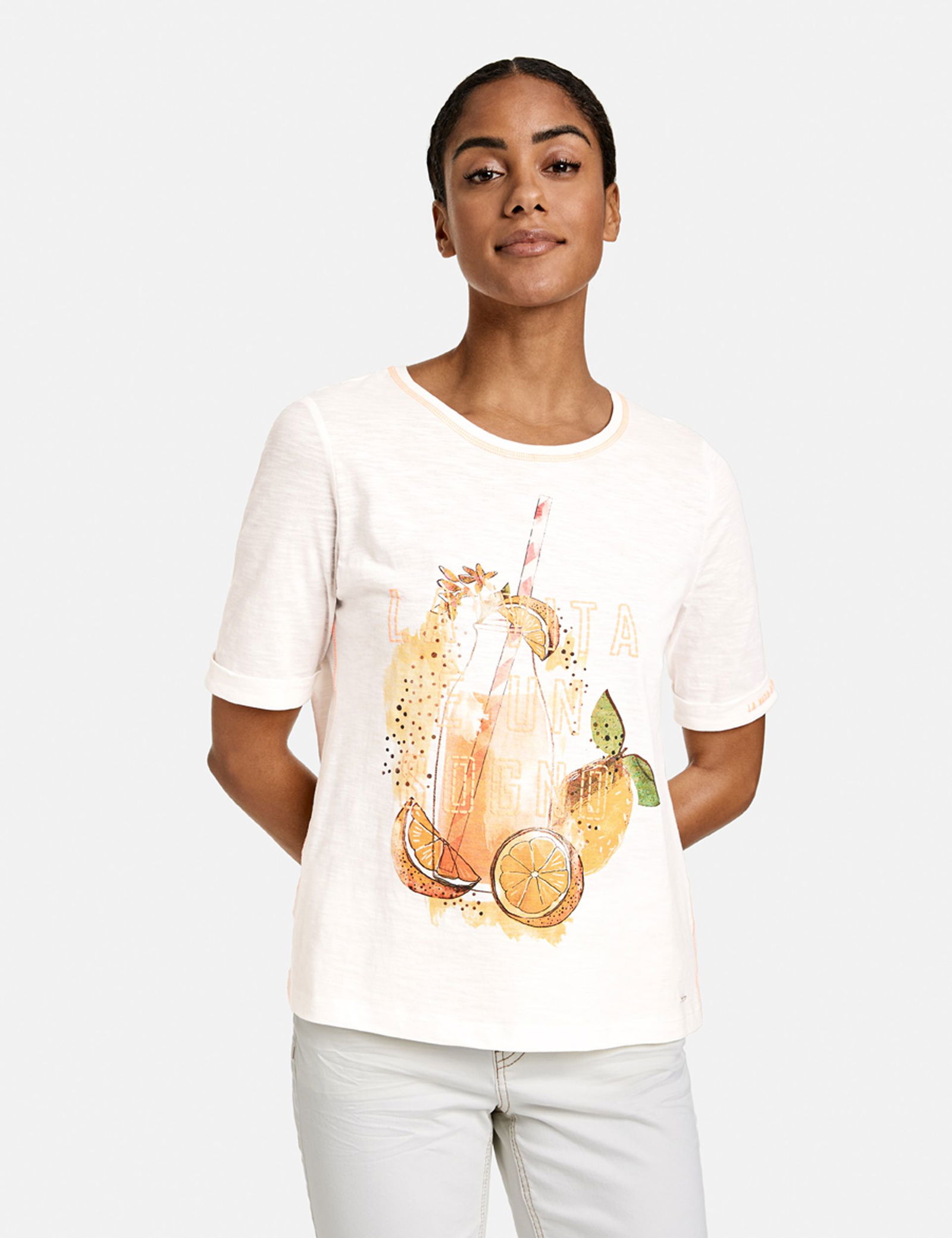 Halbarmshirt aus Bio-Baumwolle