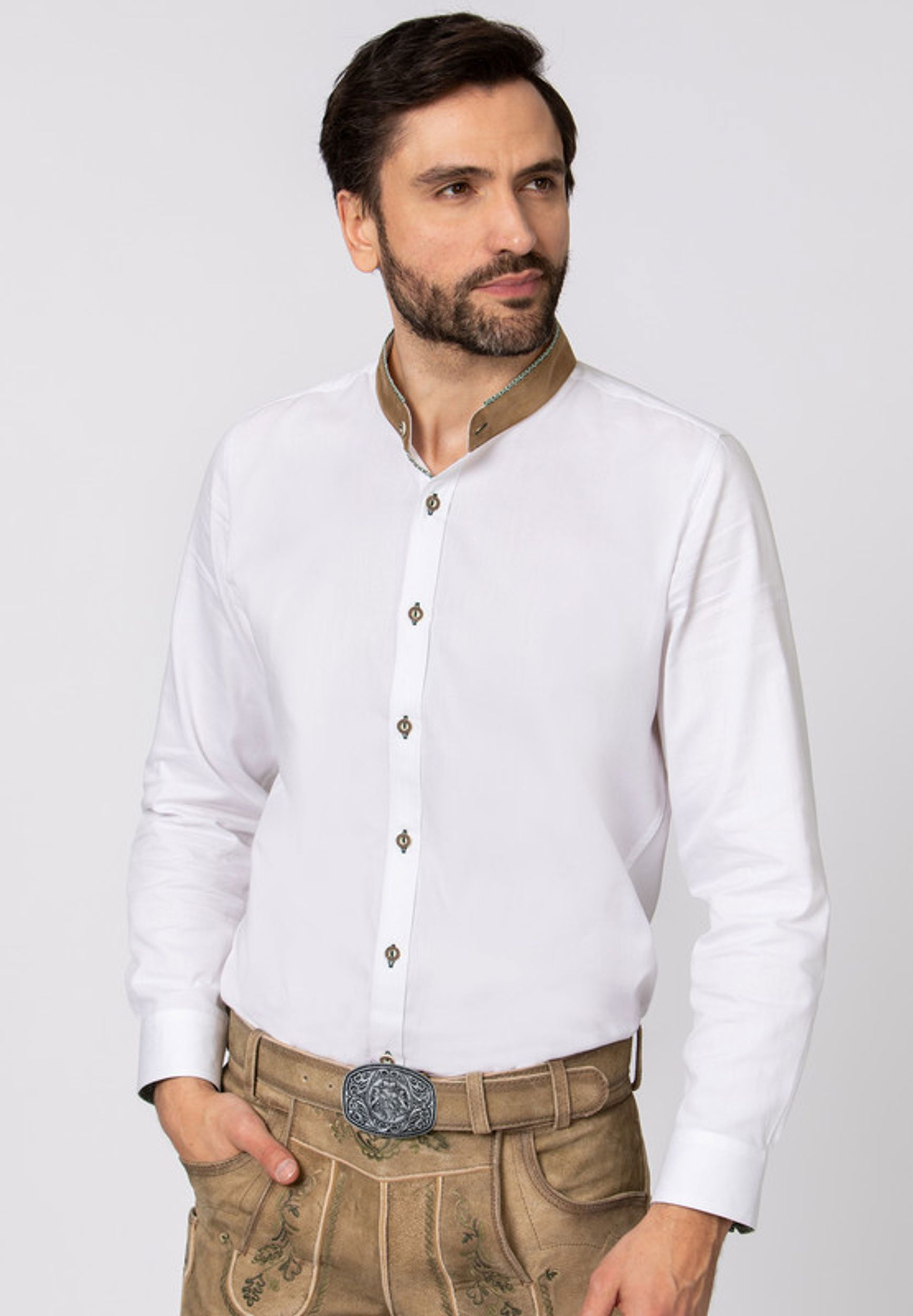 Stockerpoint |  Stockerpoint Trachtenhemd Hemd "Adamo" | S | weiß