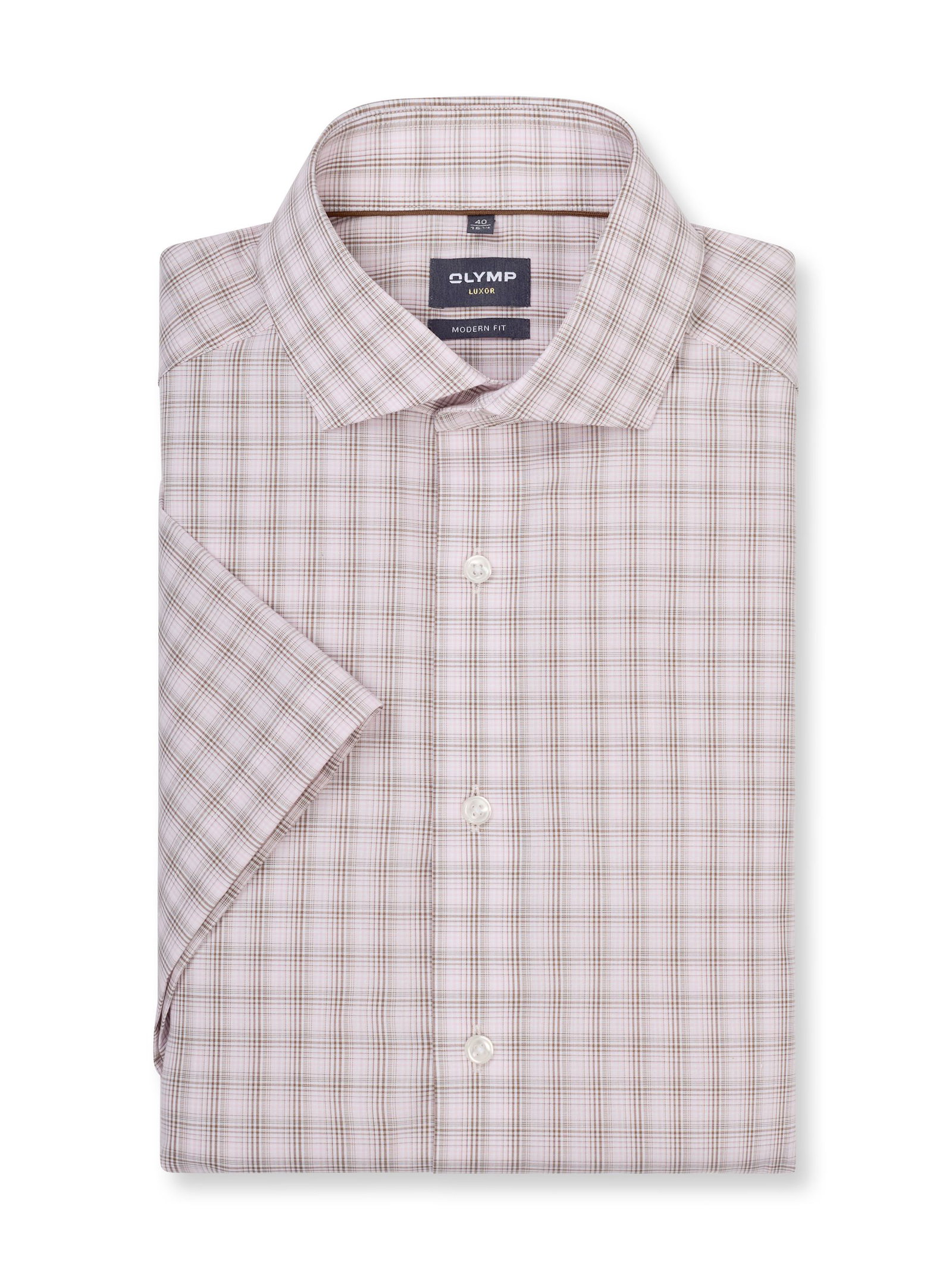 Olymp |  Olymp Hemd Regular Fit  | 46 | hellrosé