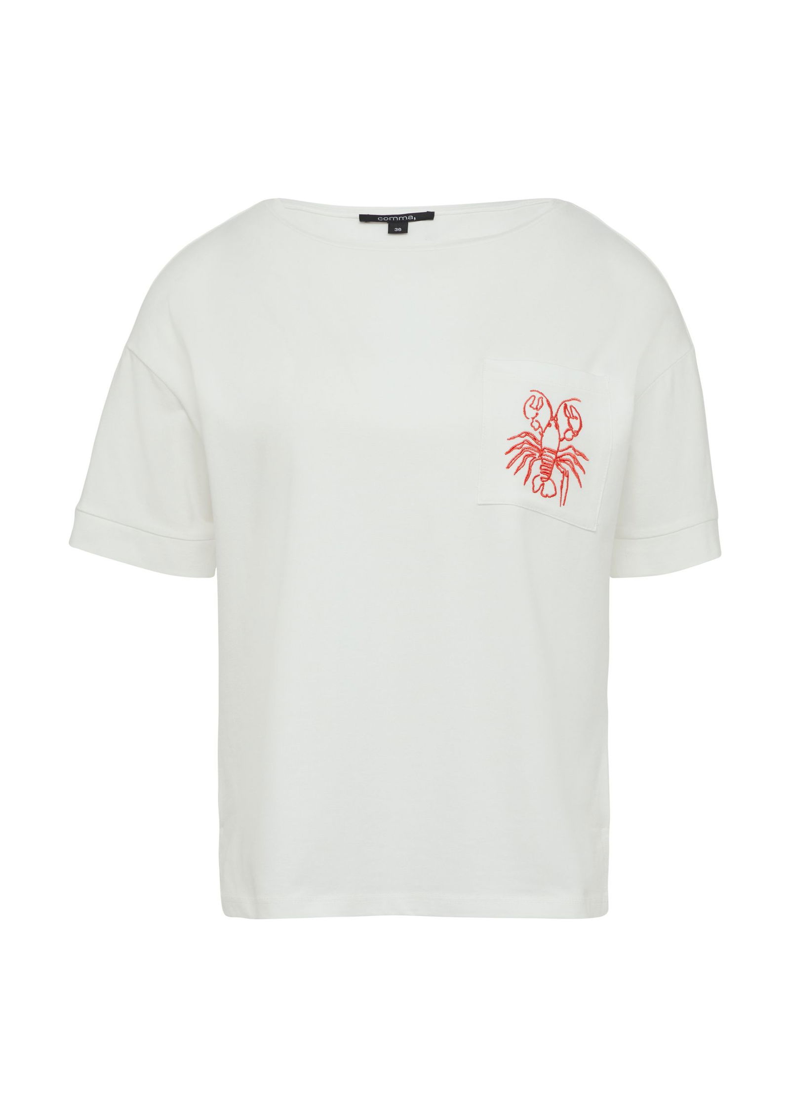 ddc66fd855d76c042256d2967705ee64 Comma |  T-Shirt | 46 | weiß
