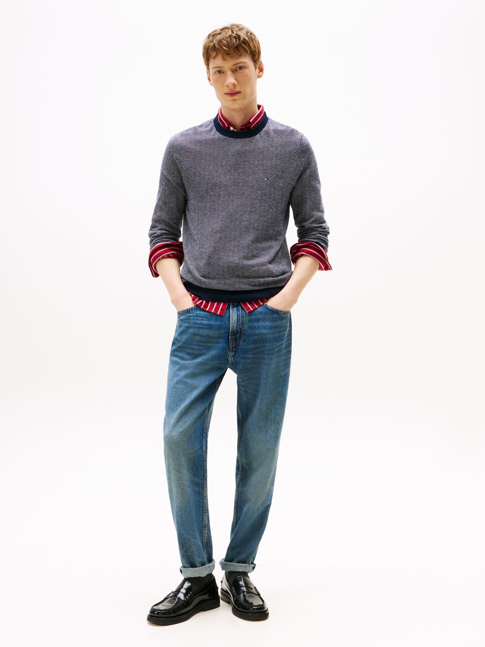 Tommy Hilfiger | Tommy Hilfiger Pullover | M | blue spell / stripe