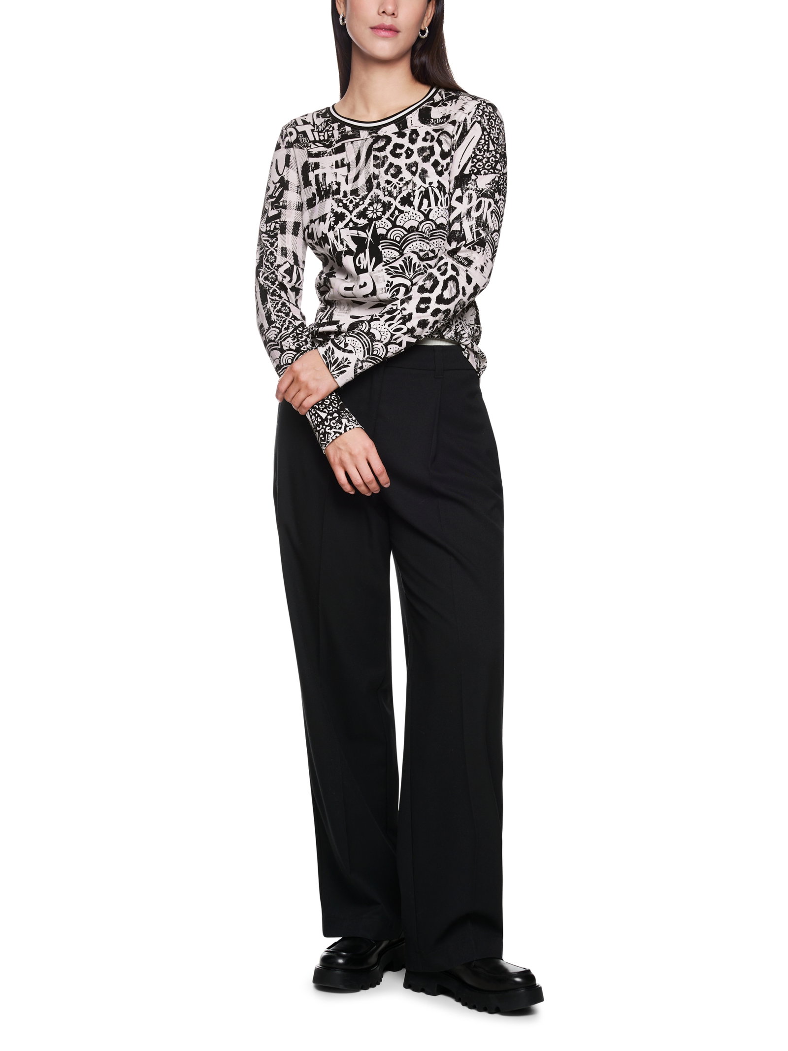 Marc Cain Langarmshirt mit Print #2