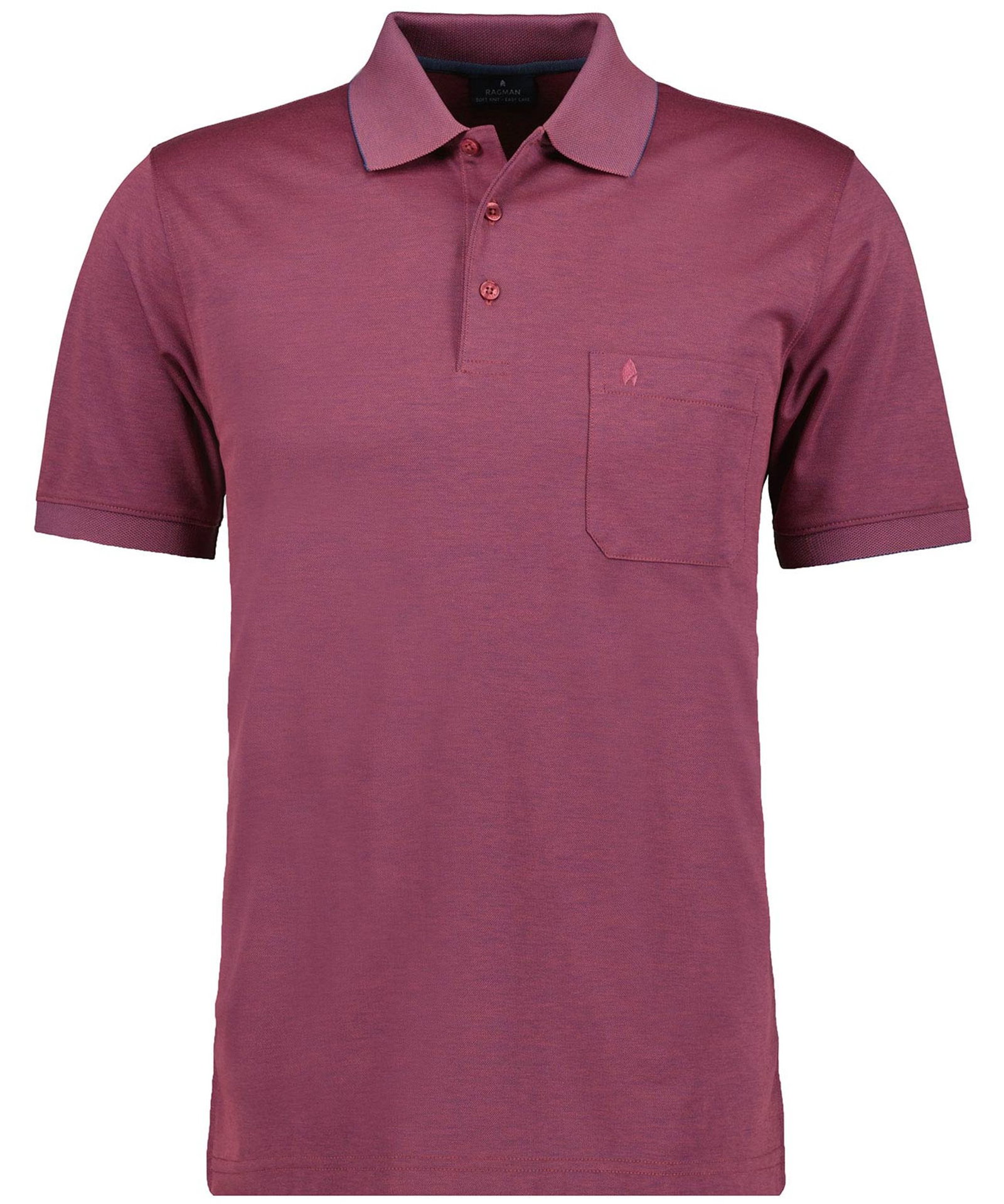 RAGMAN |  RAGMAN Poloshirt  | 4XL | beere
