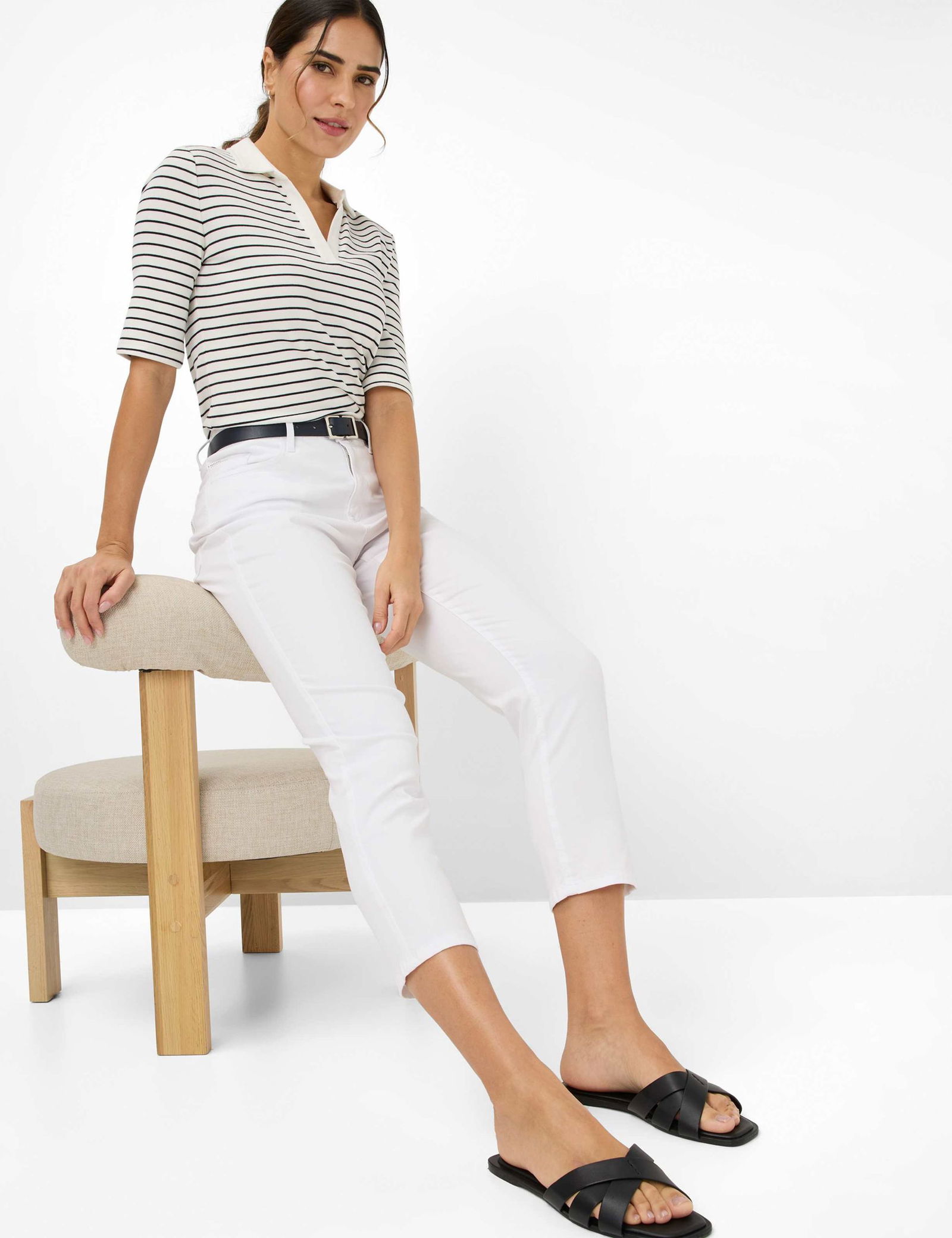 Brax |  Brax 7/8 Hose "Mary S" | 44 | white