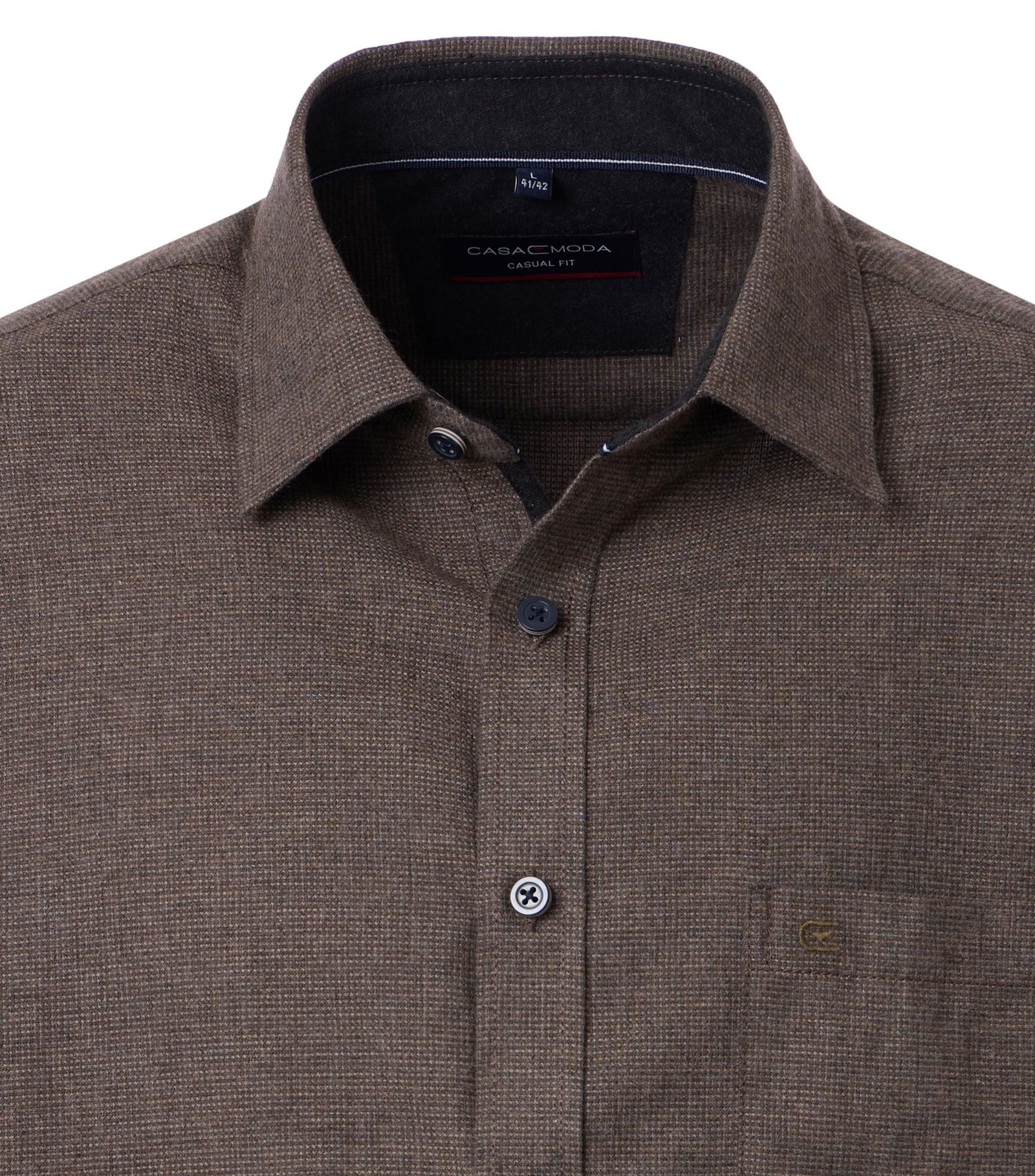 Casa Moda | Casa Moda Hemd Regular Fit | XL | braun