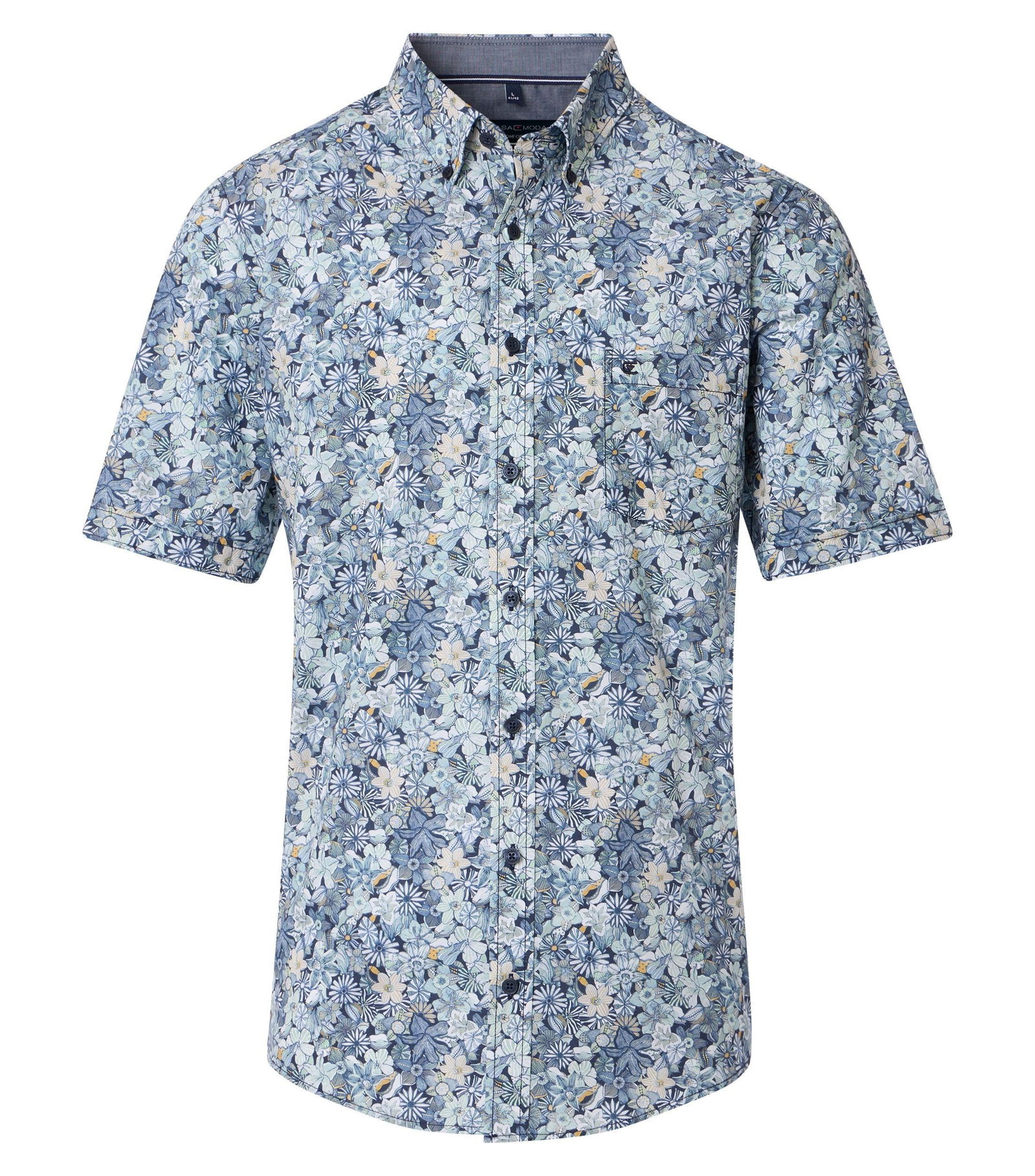 0f3ab20c9ddc07d41d54d282f3abc775 Casa Moda |  Freizeithemd Kurzarm | XXL | grün