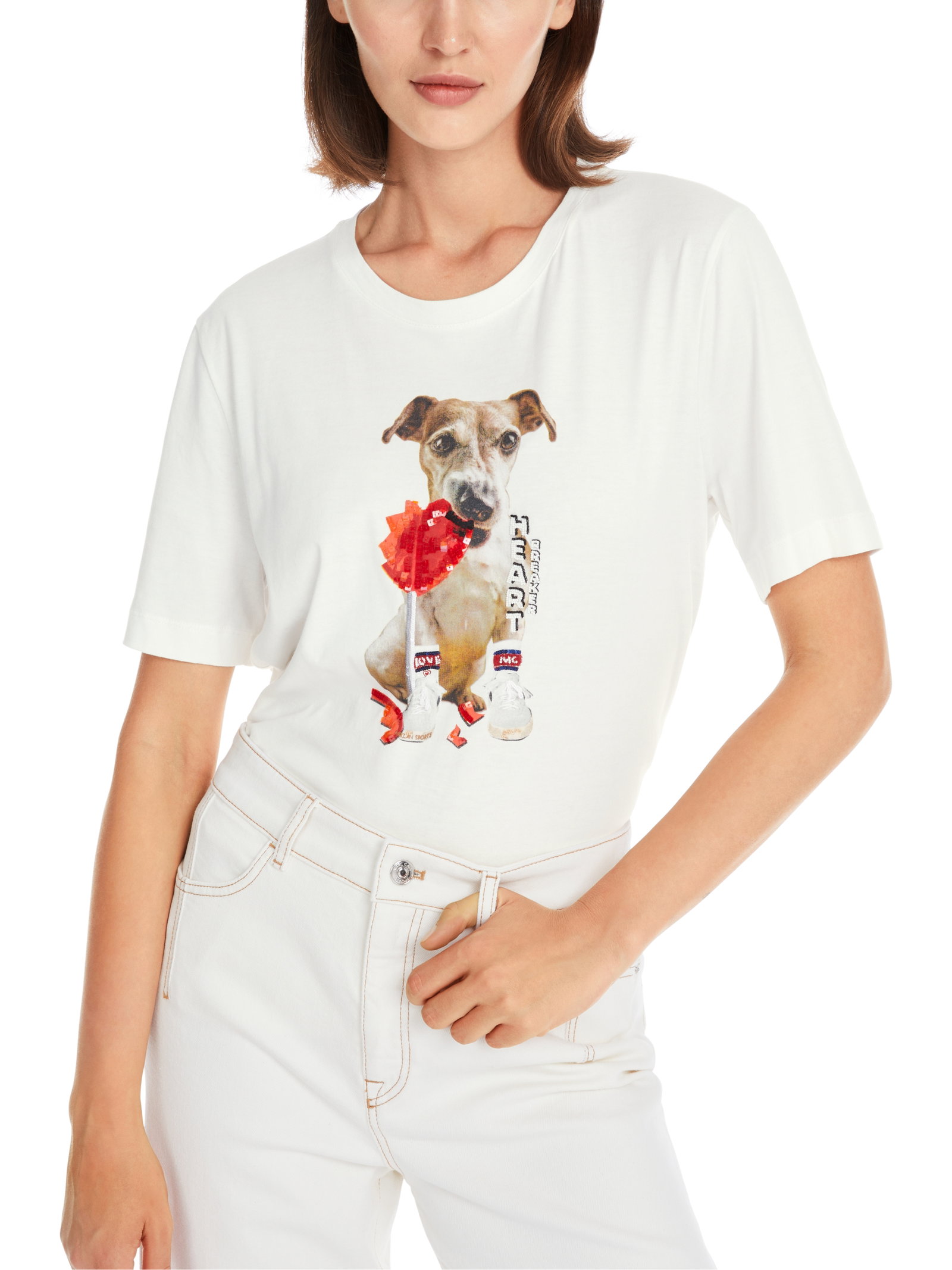 Marc Cain Sports T-Shirt aus reiner Baumwolle #8