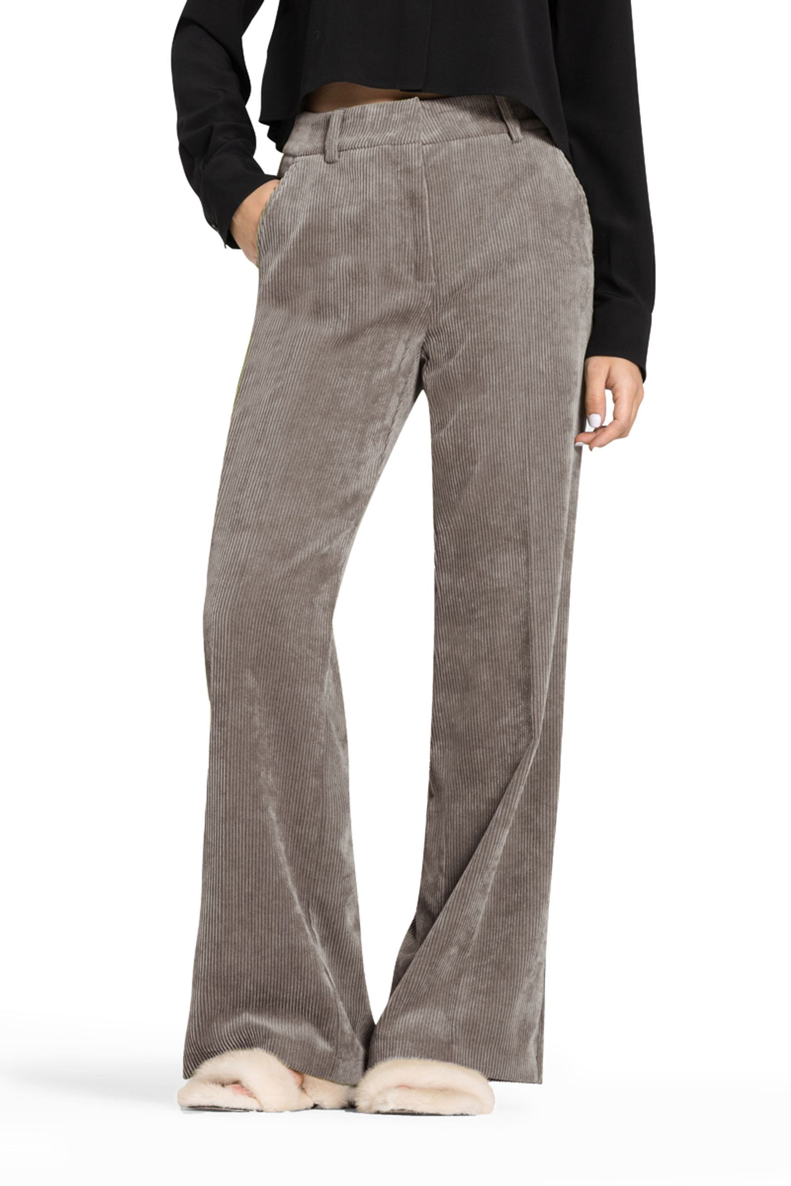 Cambio |  Cambio Regular Fit Stoffhose "Amelie" | 38/32 | mink honey