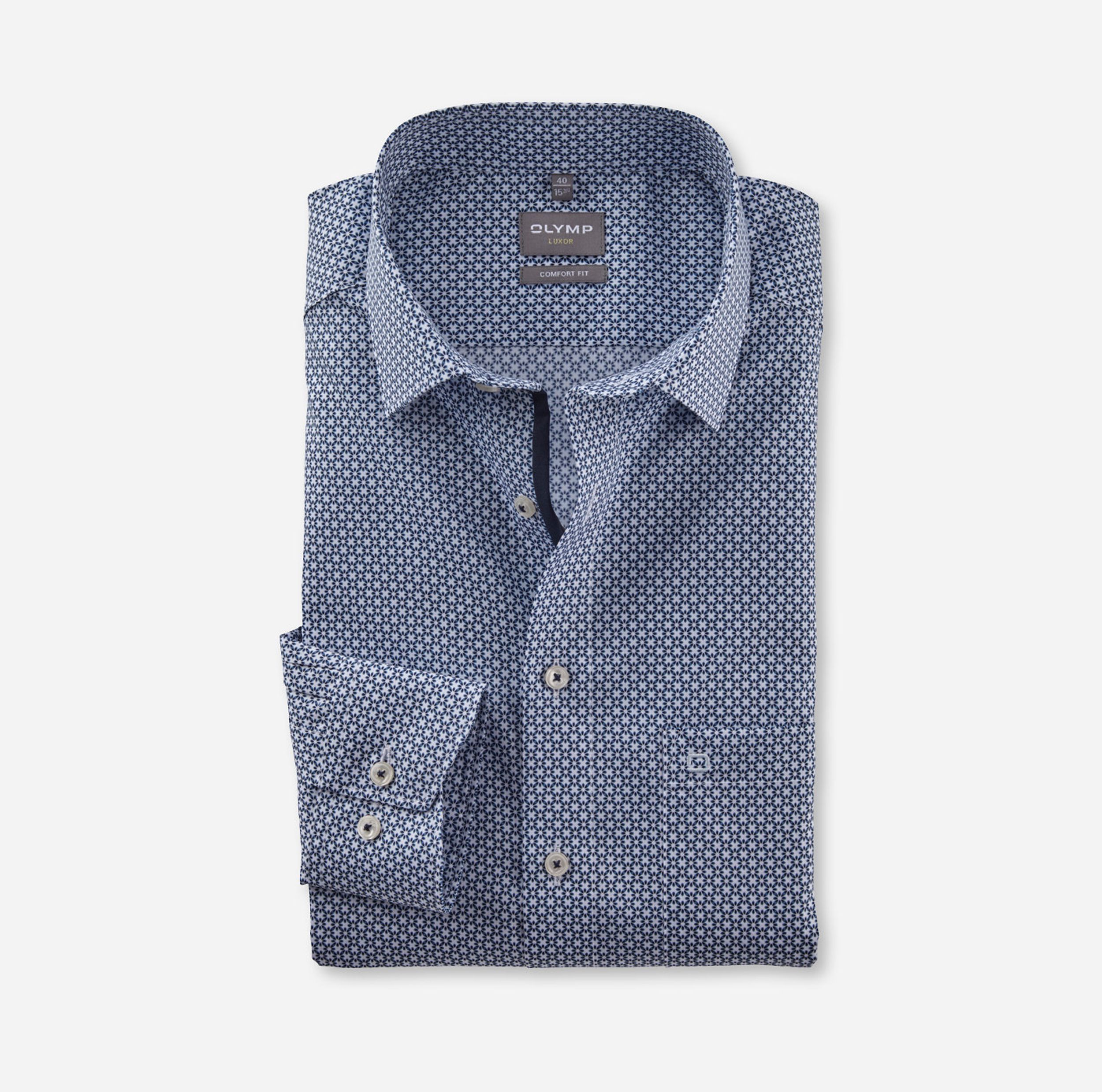 Olymp |  Olymp Hemd Comfort Fit  | 48 | marine