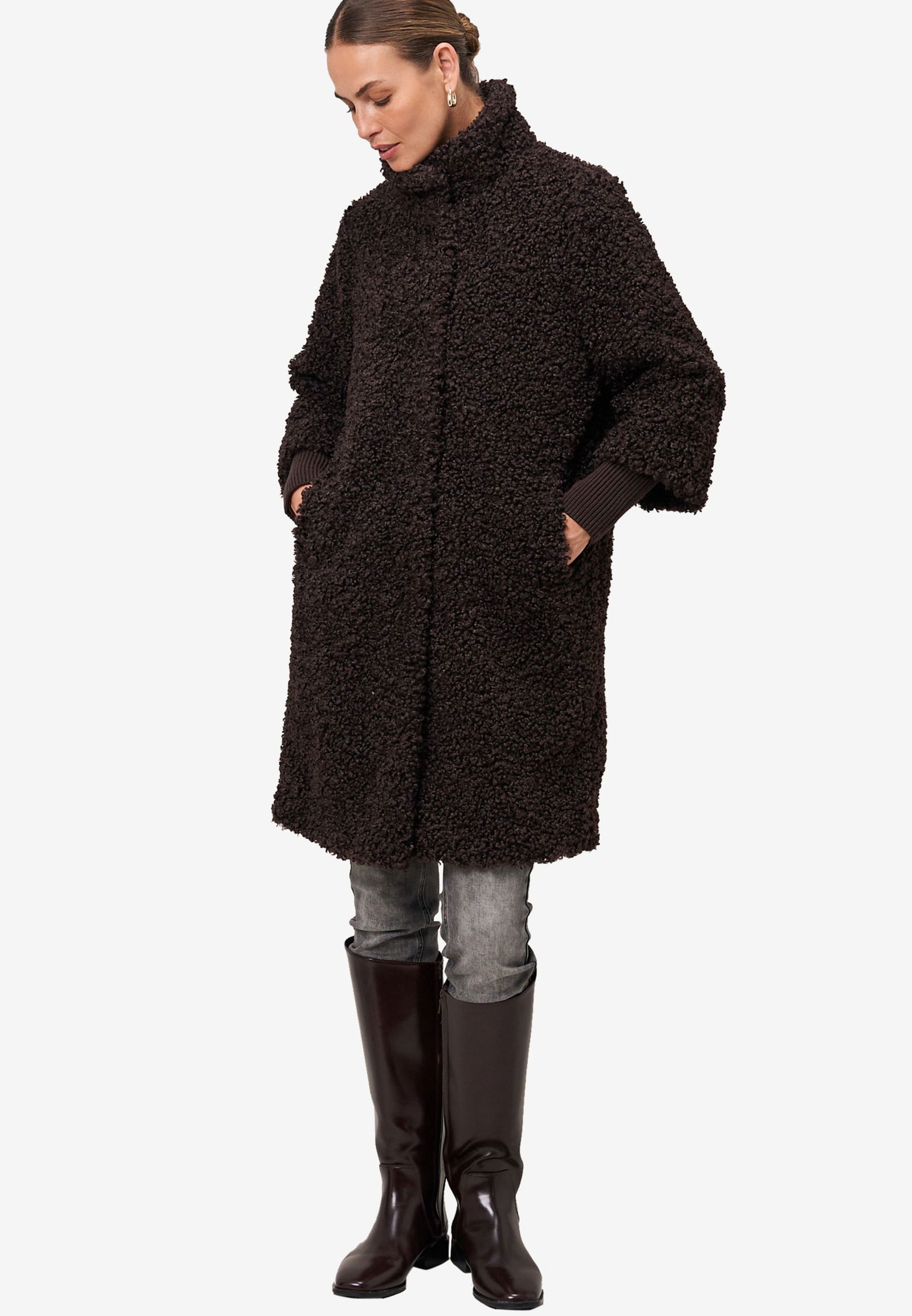 Zero |  Zero Klassischer Mantel  | 44 | chocolate plum