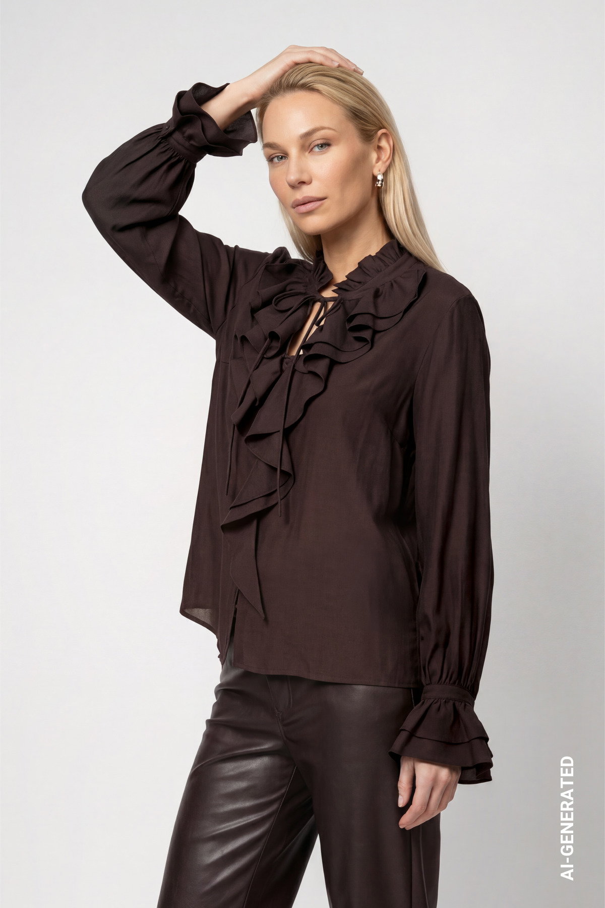 Bluse, black coffee #3