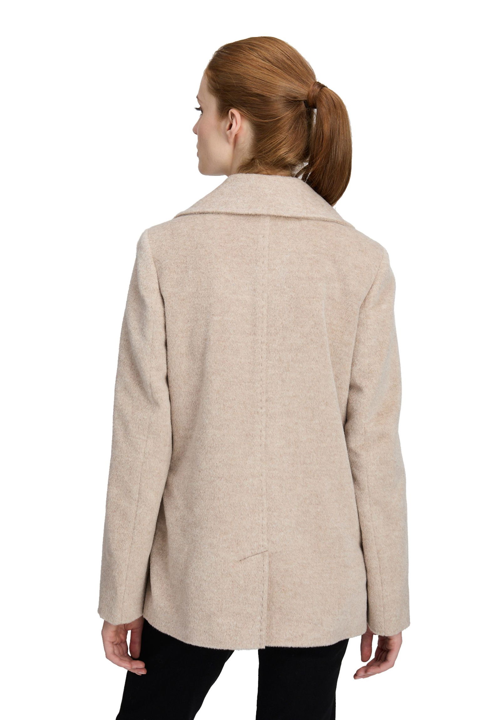 Saint Jacques | Saint Jacques Wolljacke | 40 | beige melange