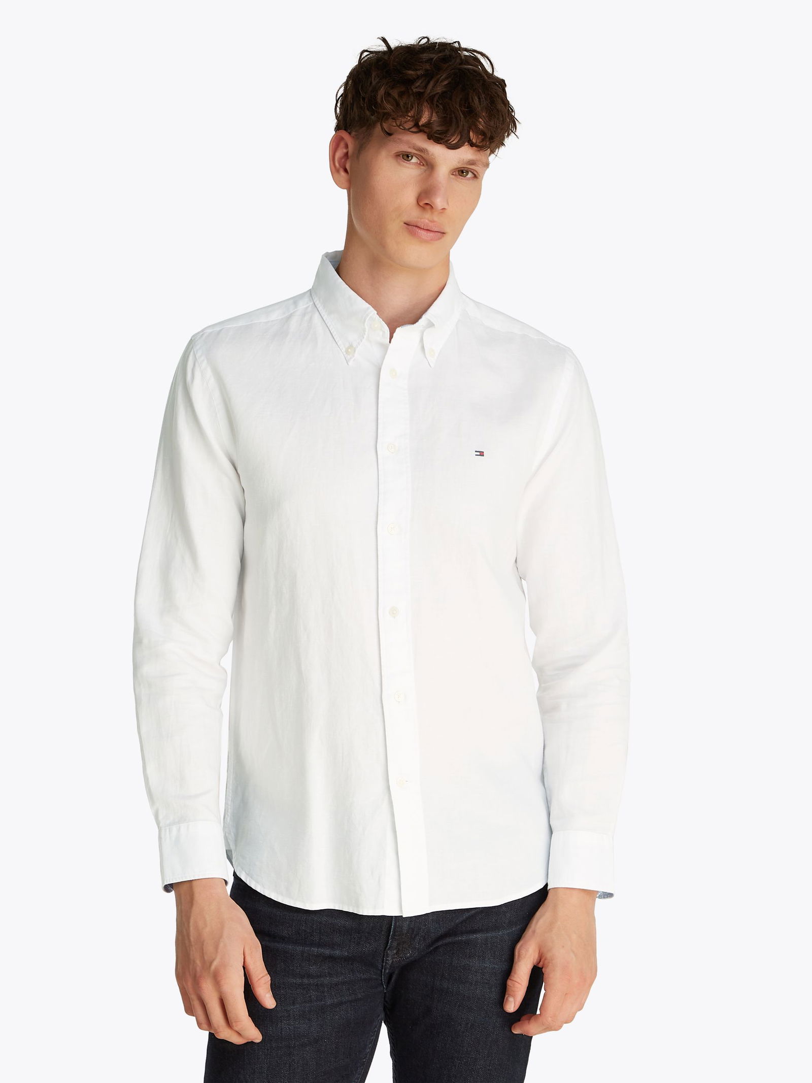 Tommy Hilfiger |  Tommy Hilfiger Hemd Regular Fit  | XXL | th optic white