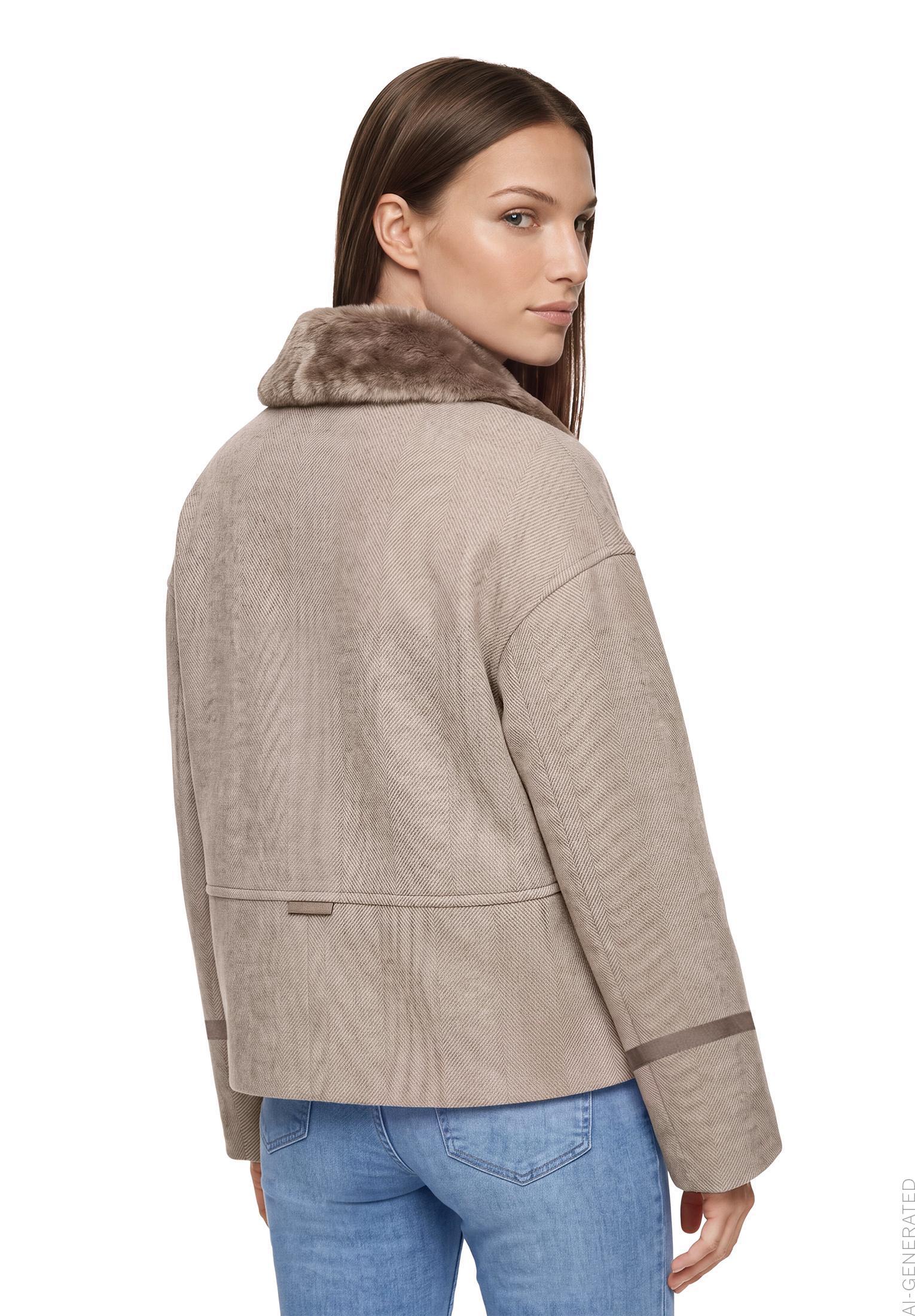 Jacke Wolle, Walnut Melange #4