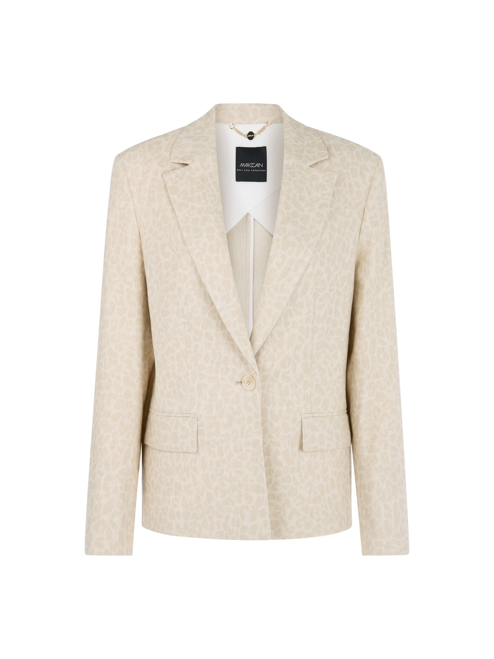 Marc Cain Collections |  Marc Cain Collections Kurzblazer  | 38 | bright ecru