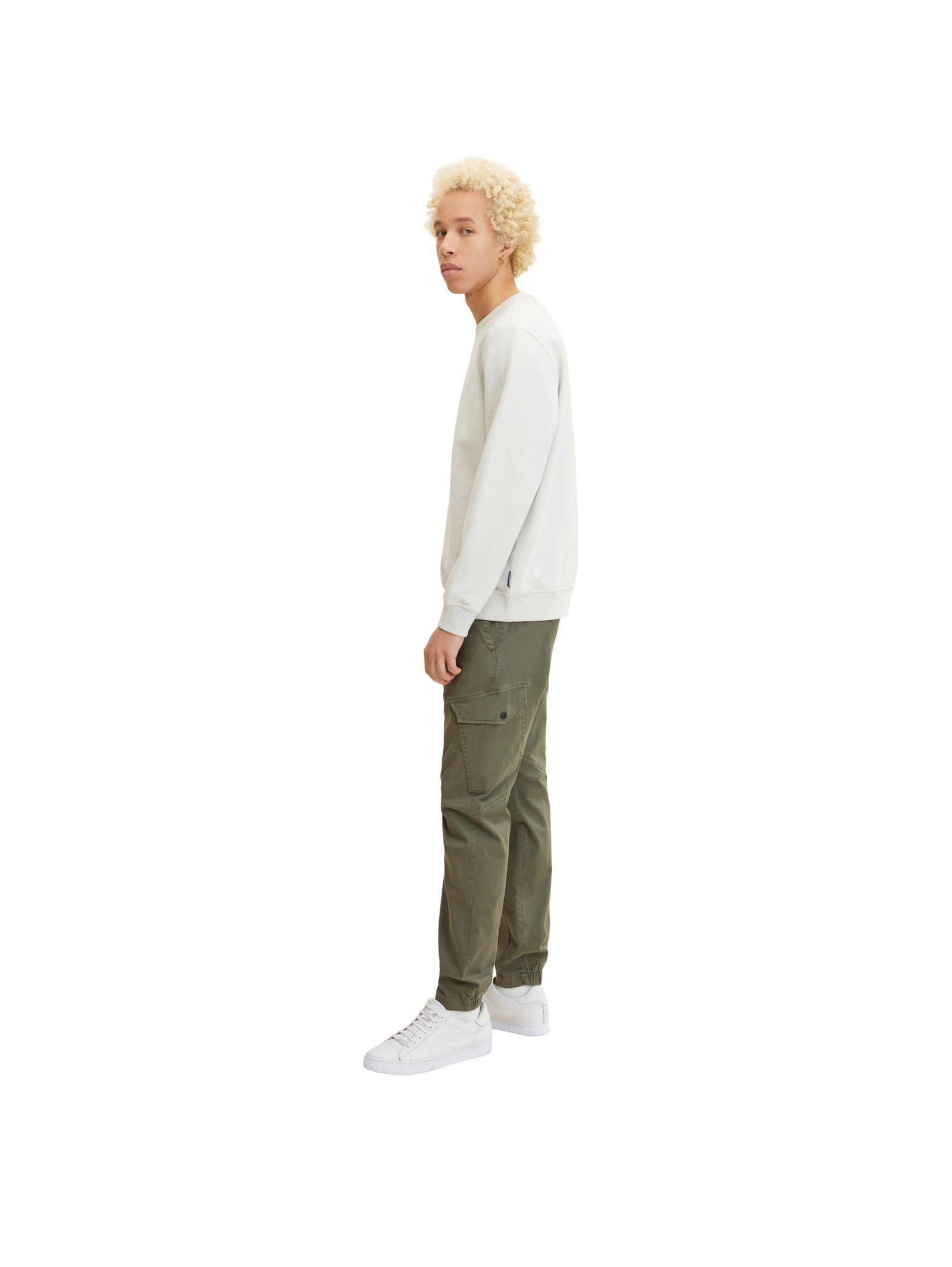 slim cargo pants, Dusty Olive Green #3