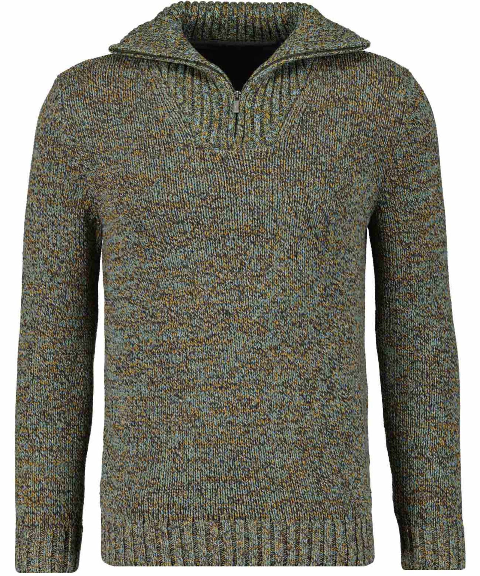 RAGMAN |  RAGMAN Pullover  | XL | grün-meliert