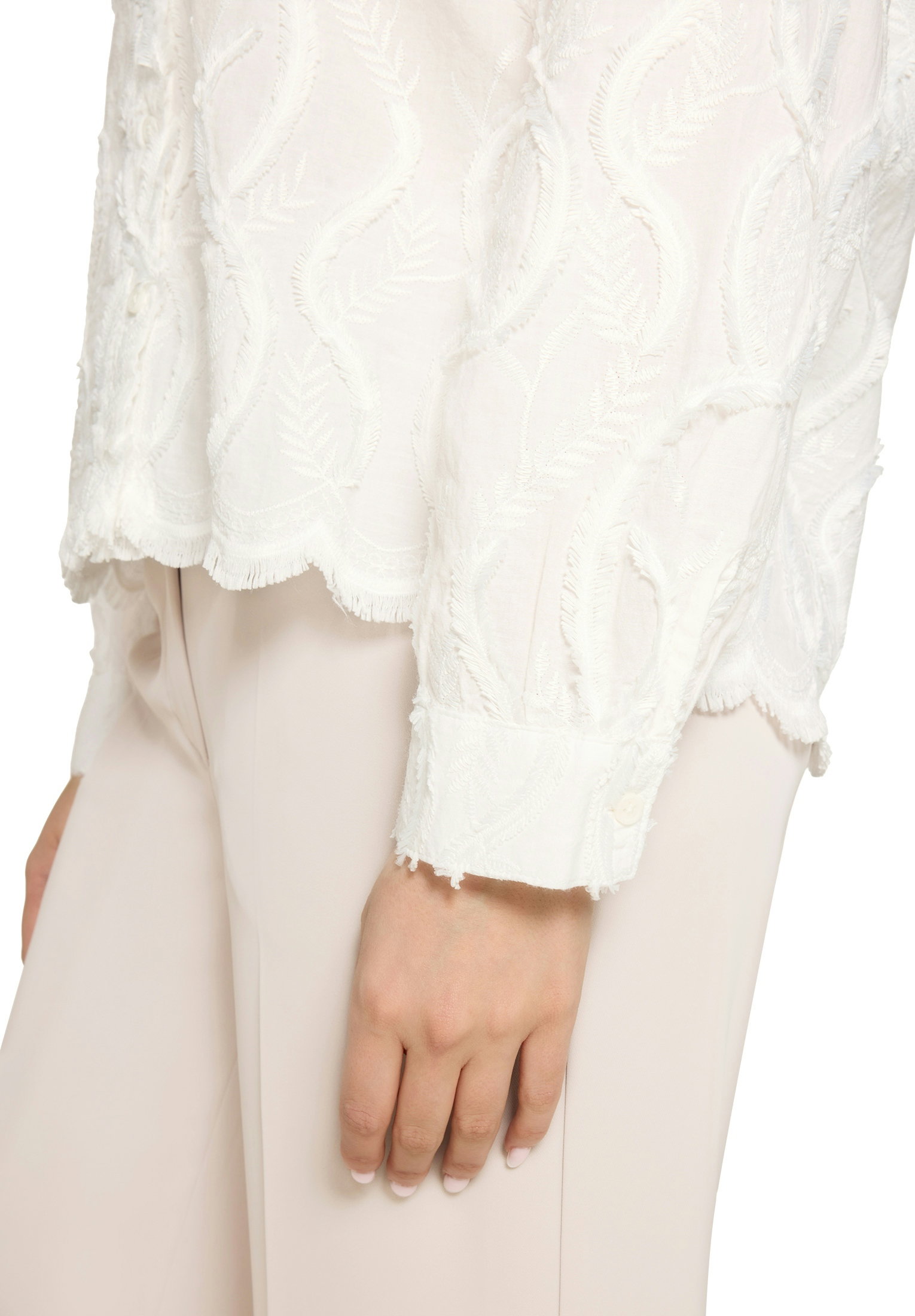 Bluse Kurz 1/1 Arm, Offwhite #5