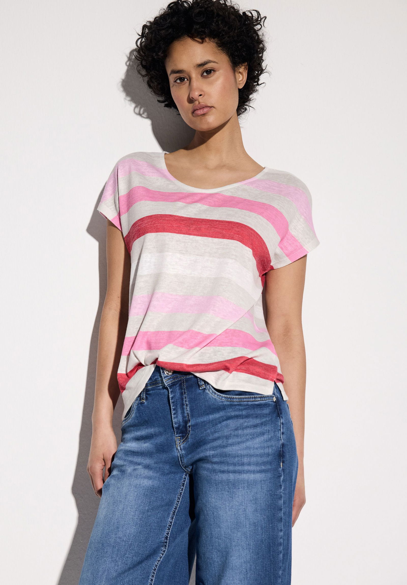  | SOL_LTD QR big multicolor stri, soft jade green | 44 | glory red