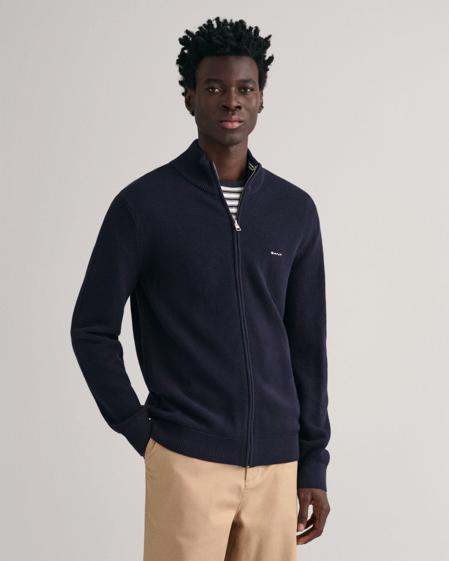 Gant Strickjacke aus Baumwoll-Piqué #7