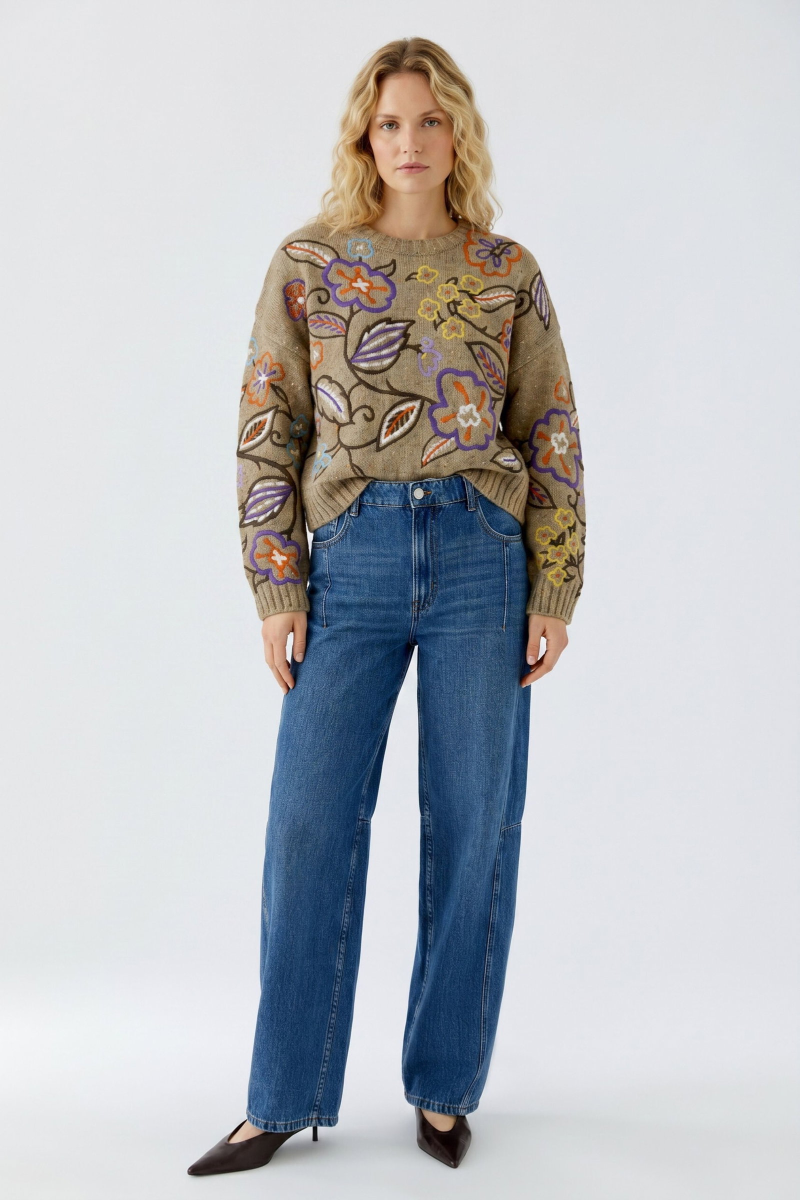 Pullover, camel violet #2