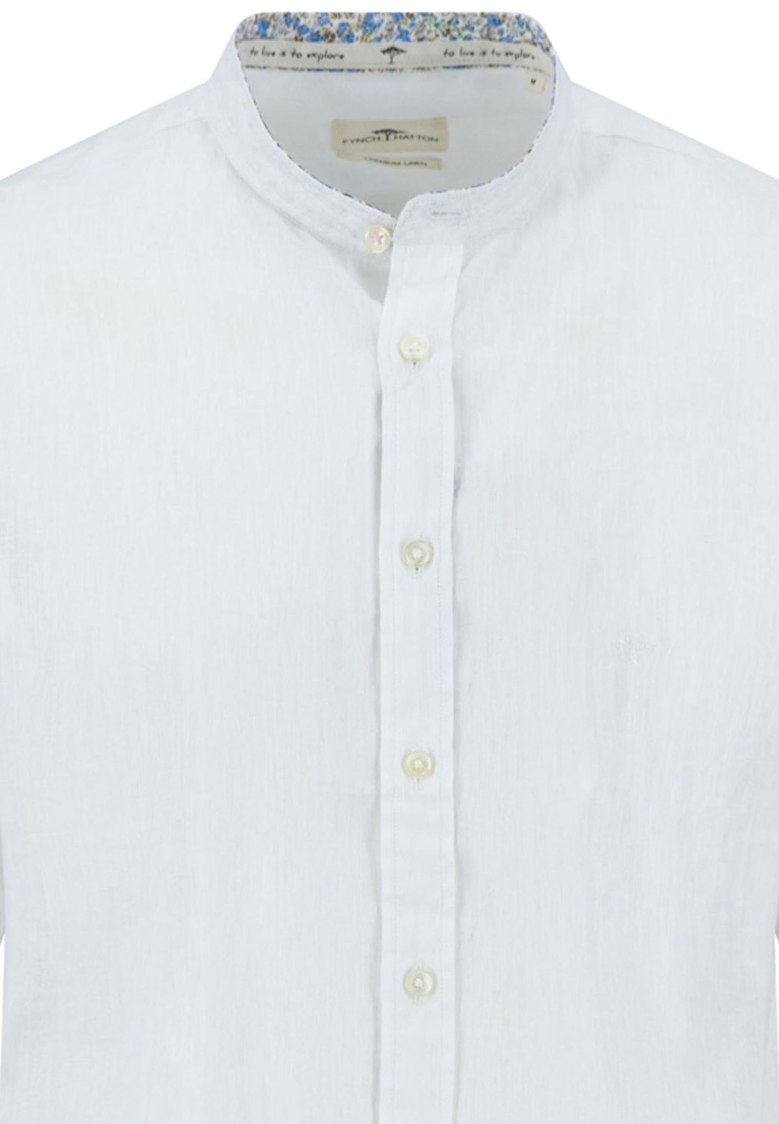 Fynch Hatton |  Fynch Hatton Hemd Regular Fit  | XXL | white