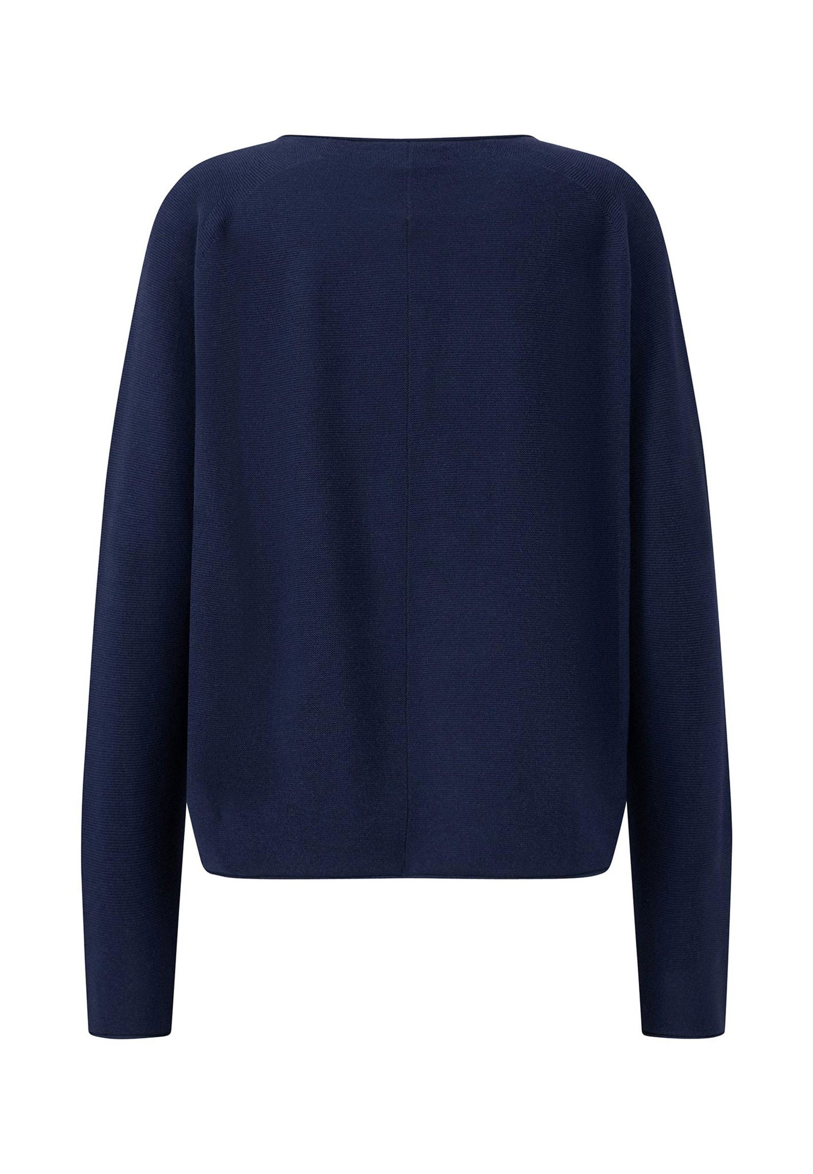  |  PULLOVER O-NECK FINE COTTON | M | navy
