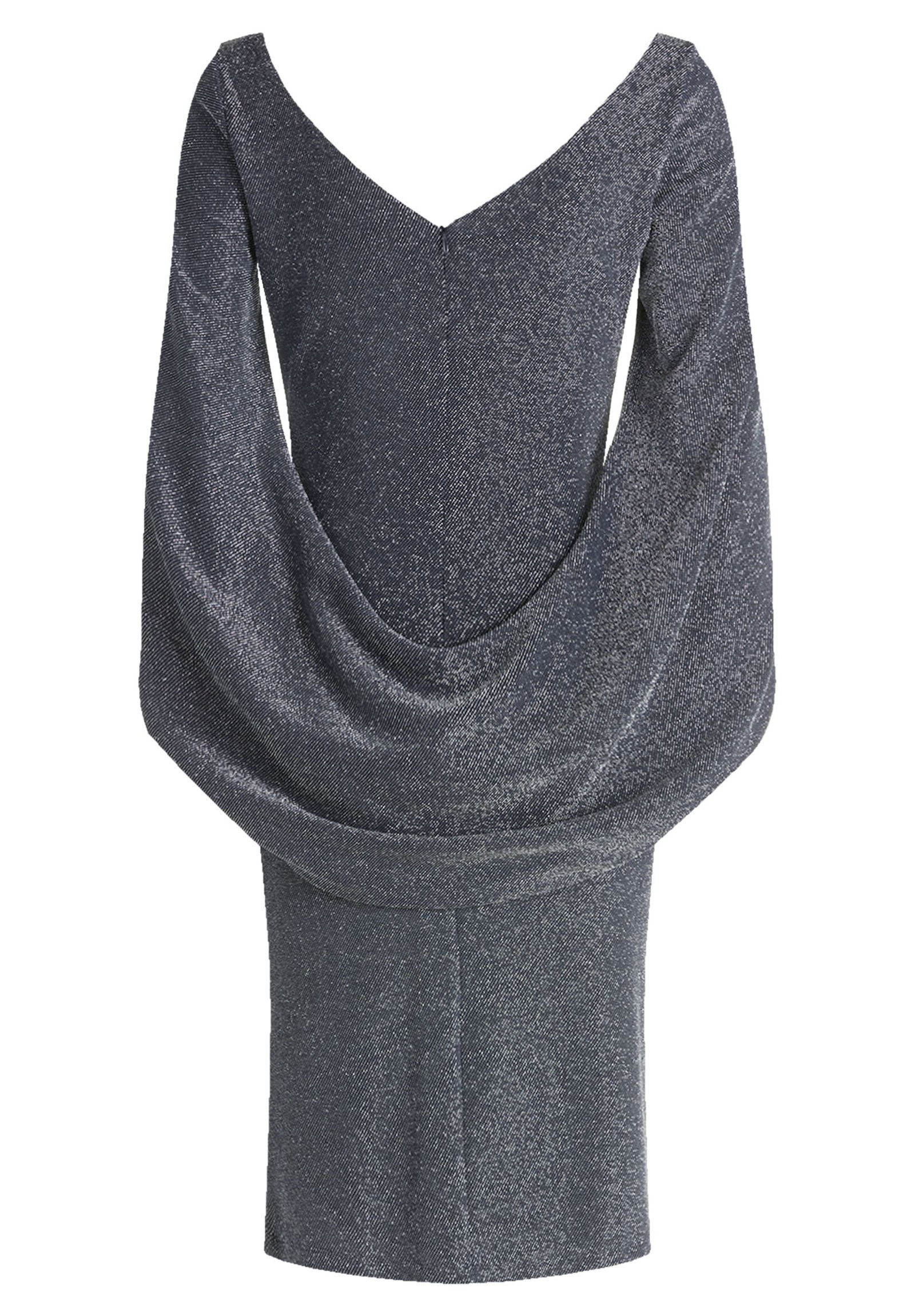 bd2f68c962d0de01a10d12a9ed23a0f4 Vera Mont |  Vera Mont Kurzes Kleid  | 42 | dkl.blau silber