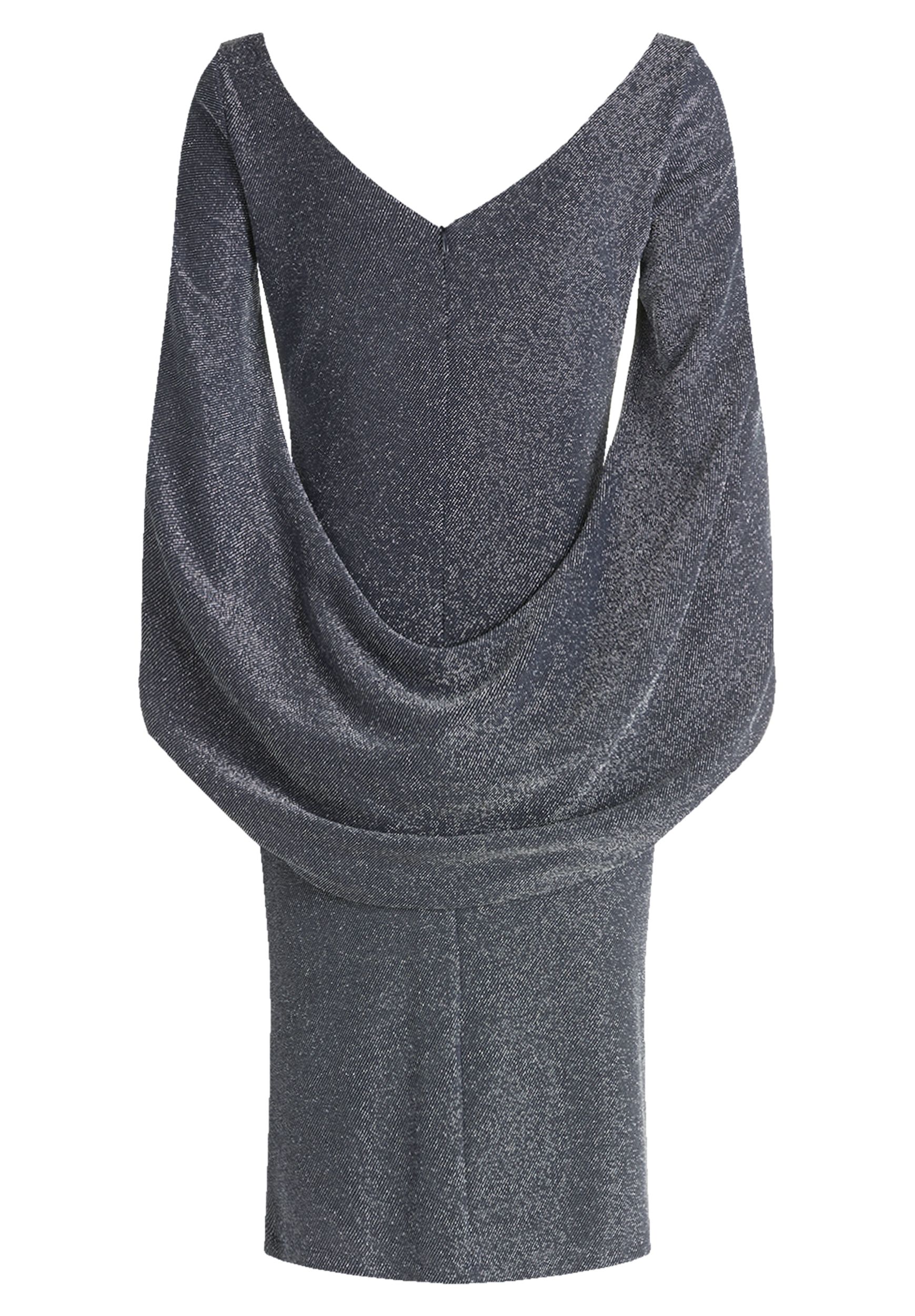 Vera Mont |  Vera Mont Kurzes Kleid  | 42 | dkl.blau silber