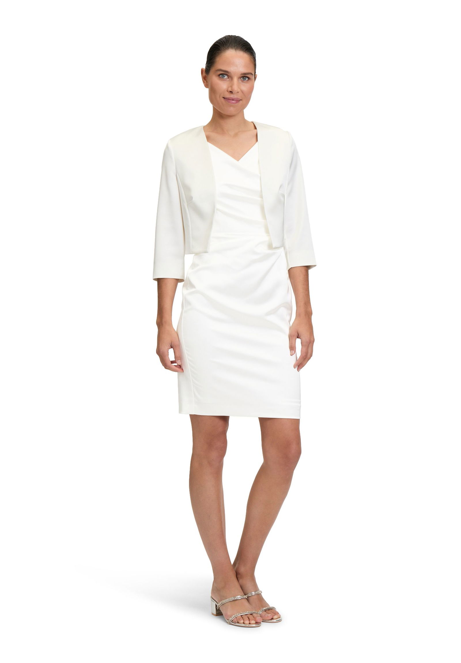 ed7337530206ed0ec5045613ade9d274 Vera Mont | Vera Mont Kurzes Kleid | 36 | rohweiß