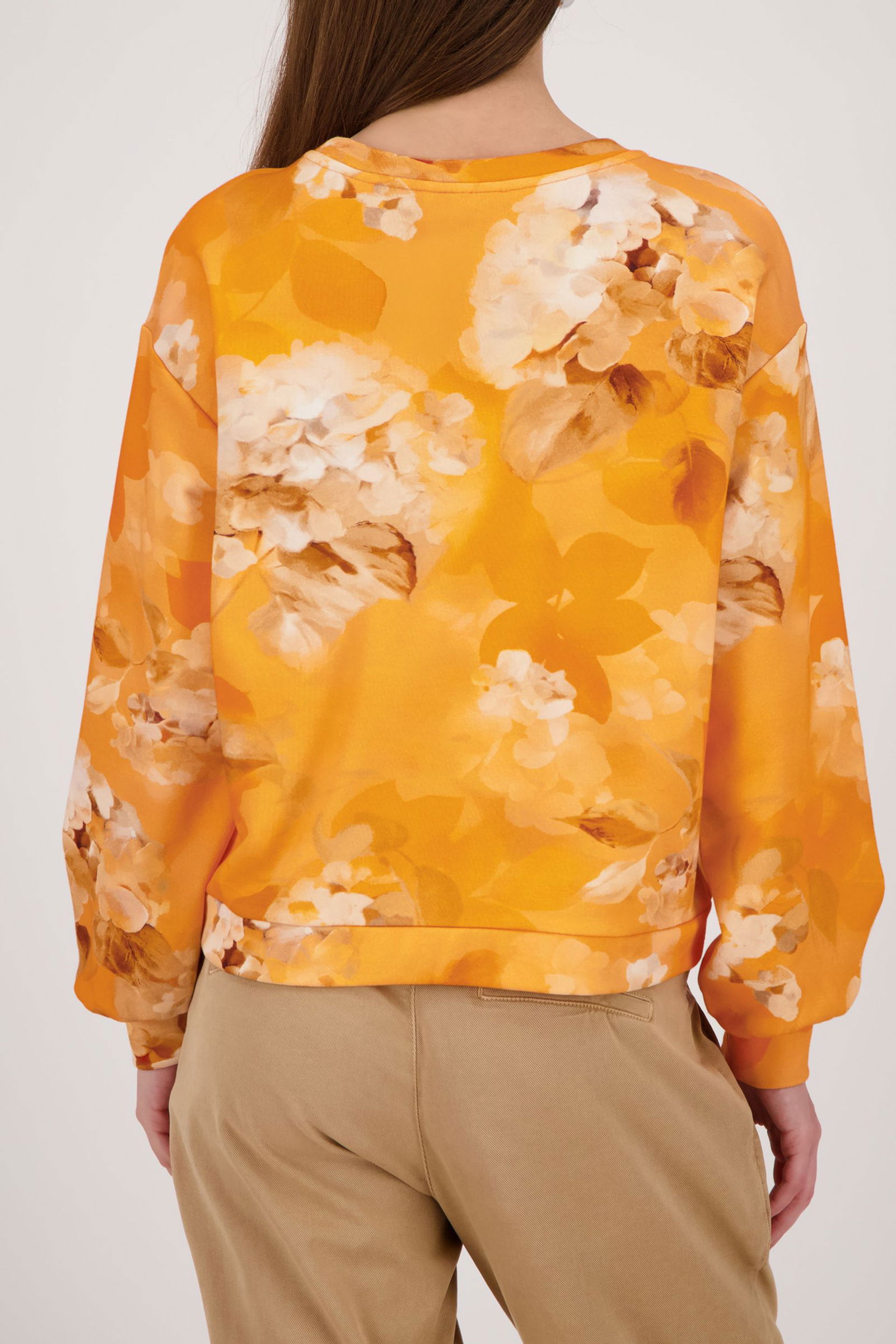 Monari |  Sweatshirt, aperitif gemustert | 36 | fire