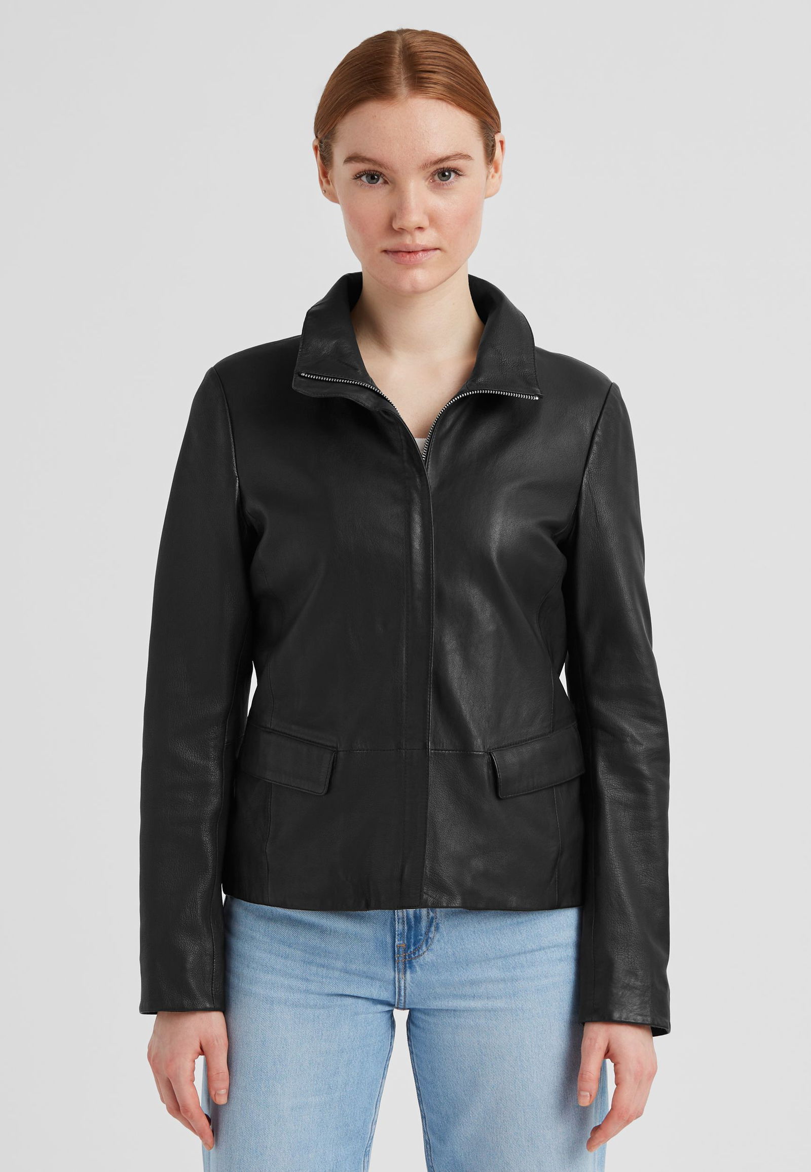 Milestone |  Milestone Lederjacke  | 44 | schwarz