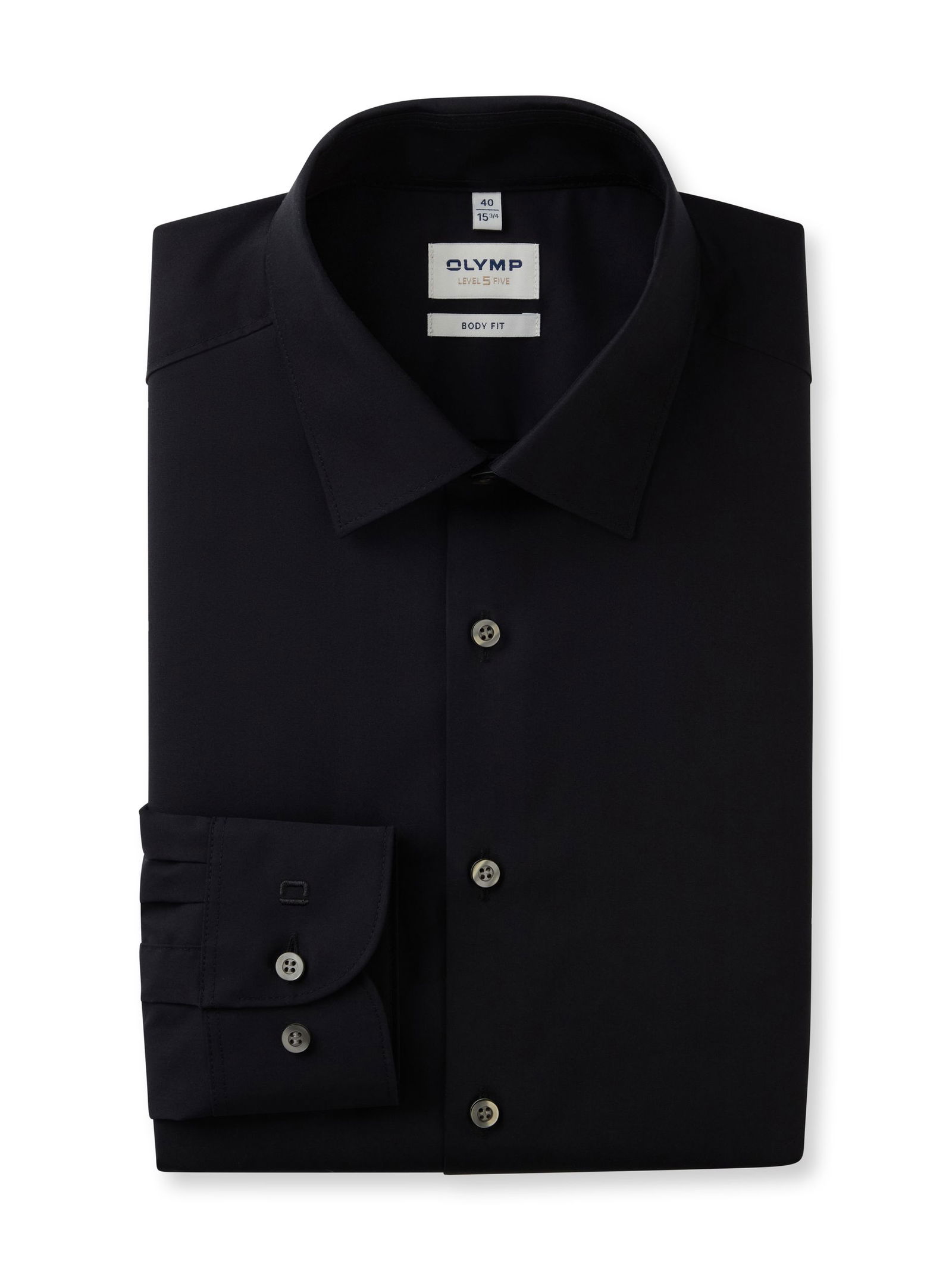 43fbab2fb782afd32f96cac435bb3af7 Olymp | Olymp Hemd Slim Fit | 40 | schwarz