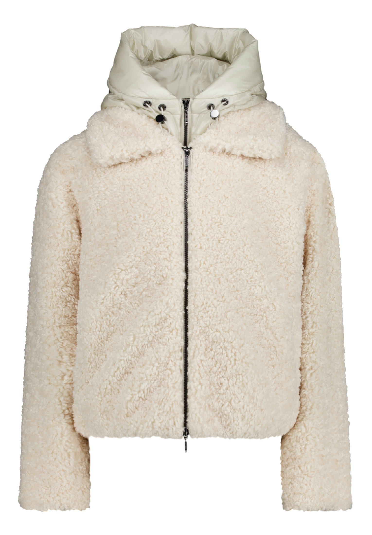 Jacke PlUEsch, Pearl Cream #1