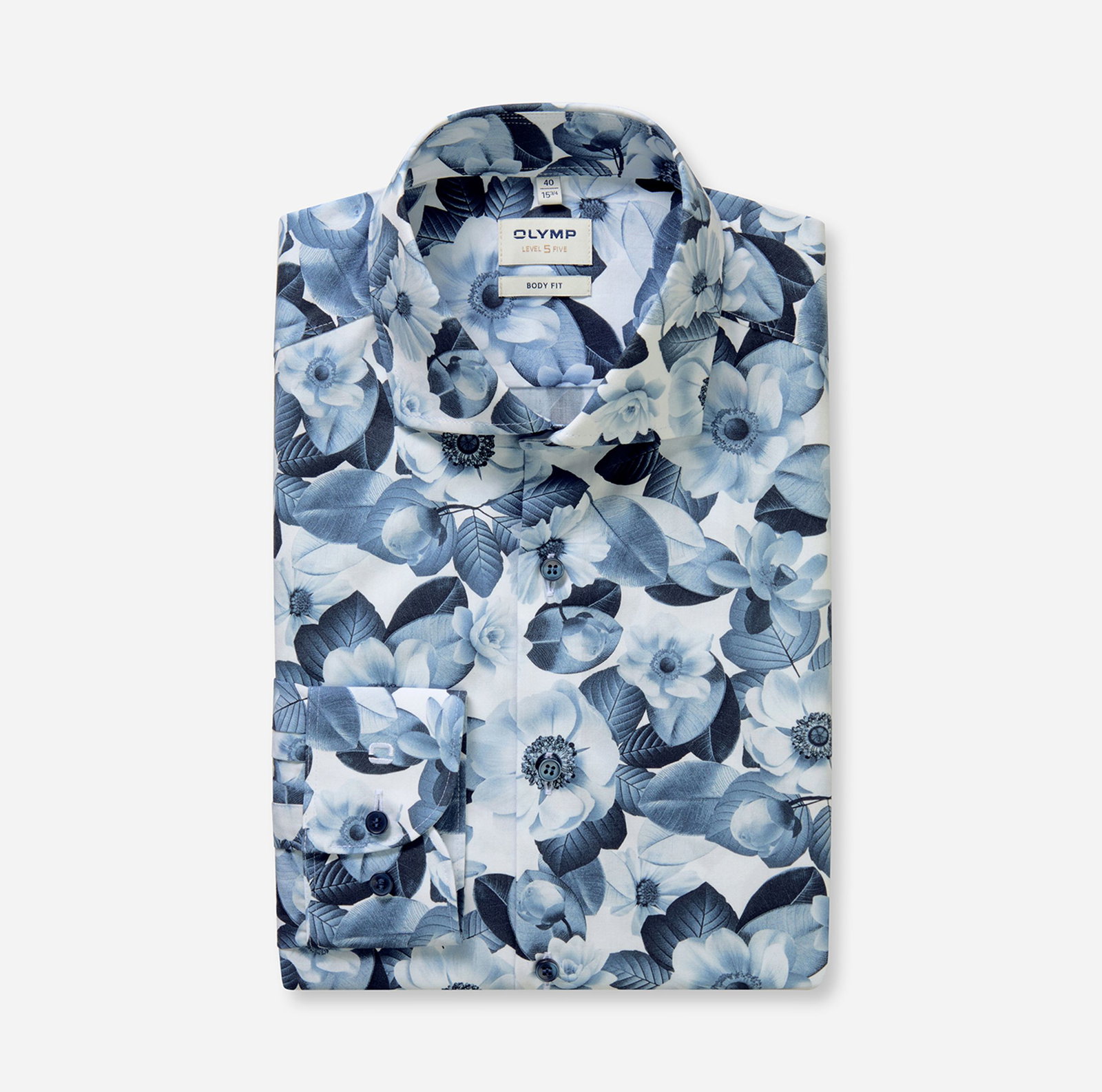 8279cb6fcd489e79ec05e20ca0390e67 Olymp | Olymp Hemd Slim Fit | 44 | bleu
