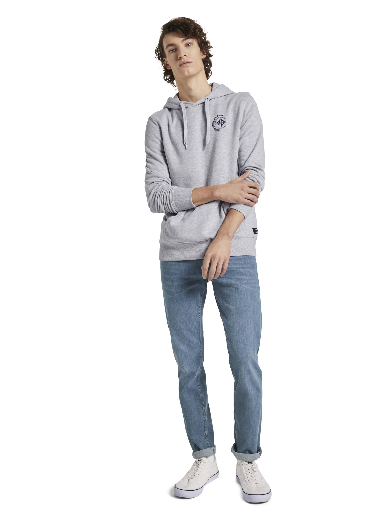 slim PIERS grey blue denim, blue grey denim #3