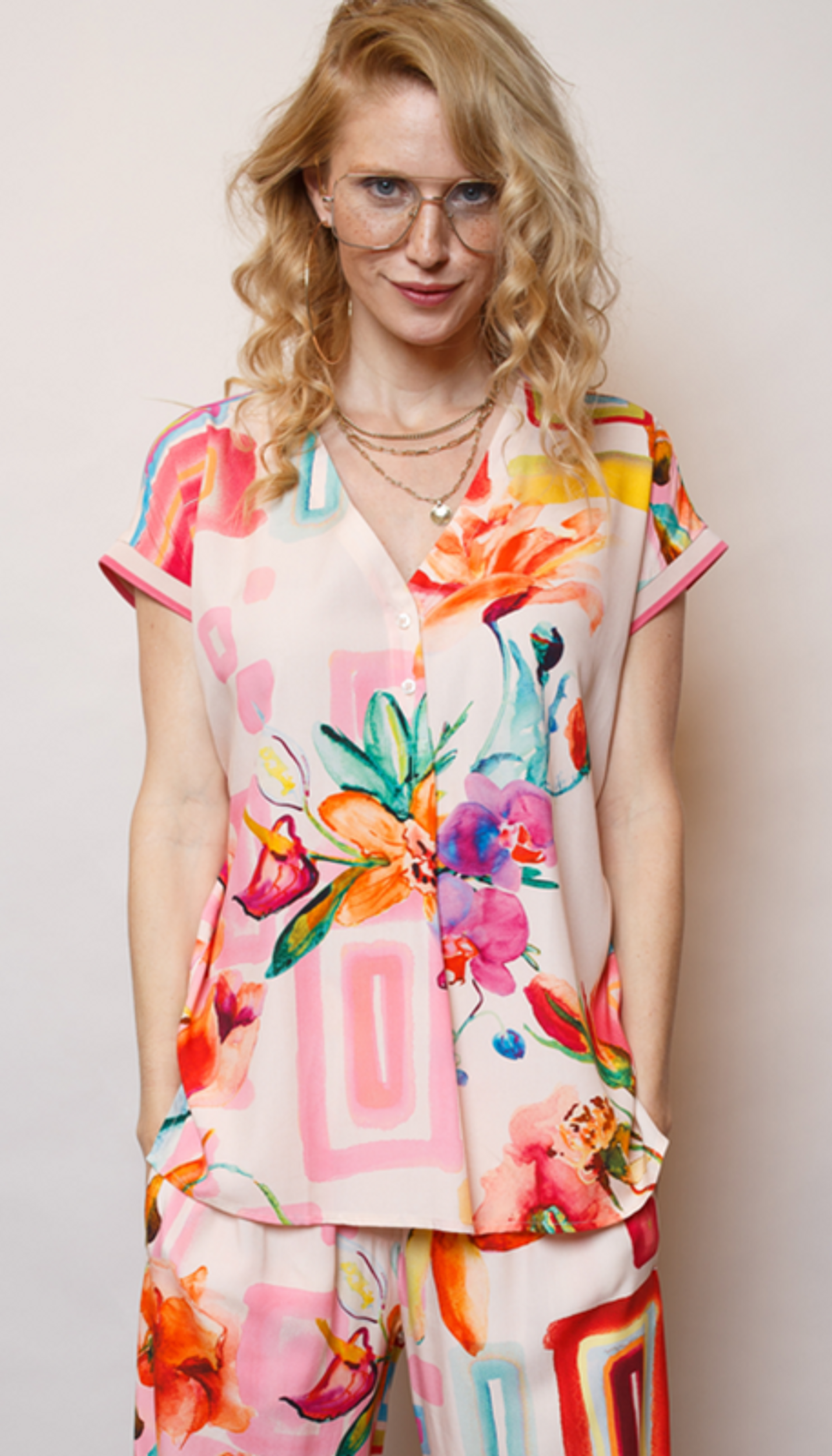 Emily van den Bergh |  Emily van den Bergh Druckbluse  | 36 | 1004_190