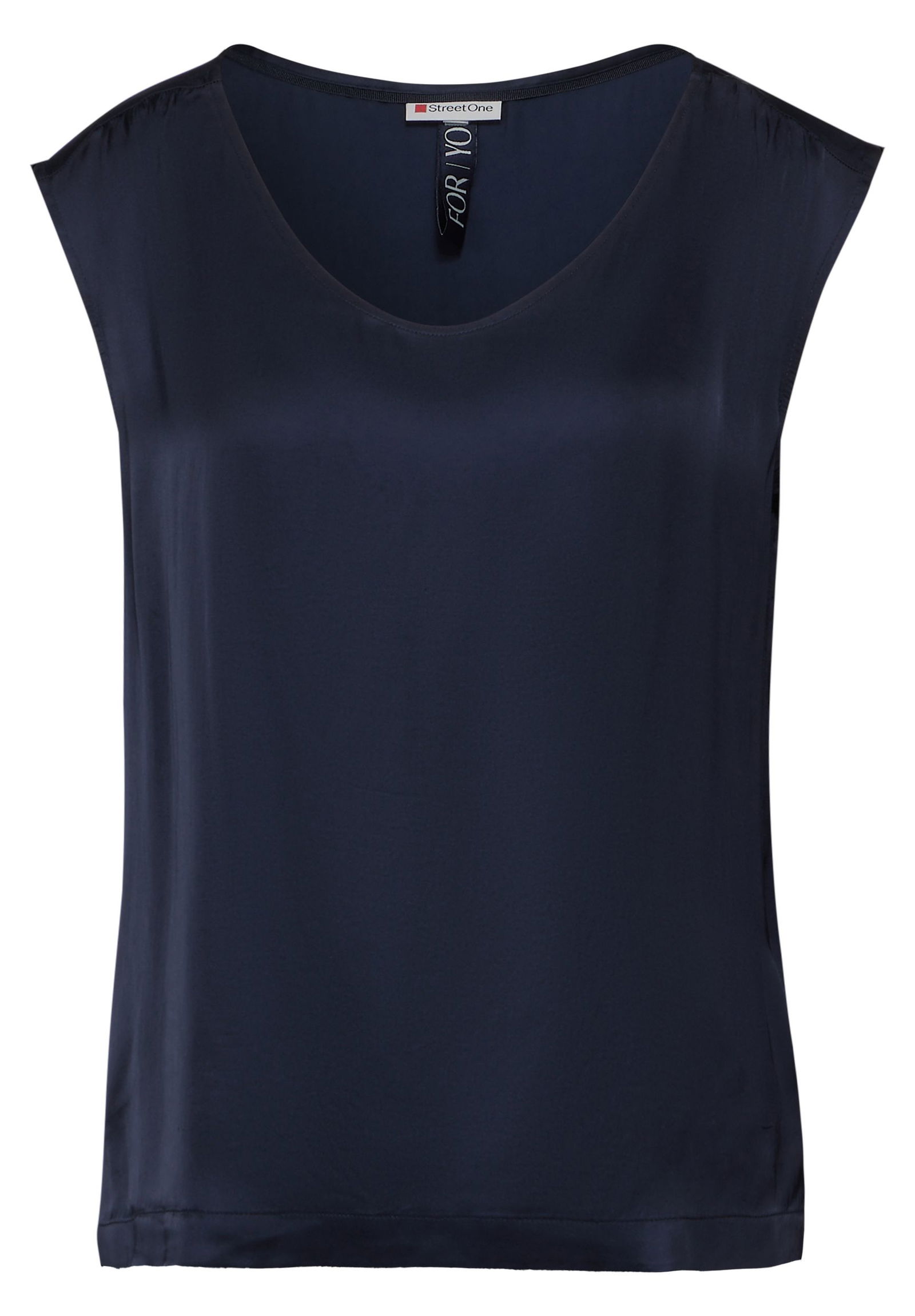 17abd8808fc8cace48f0bac3175ecfc2 Street One |  Street One Blusentop  | 42 | deep blue