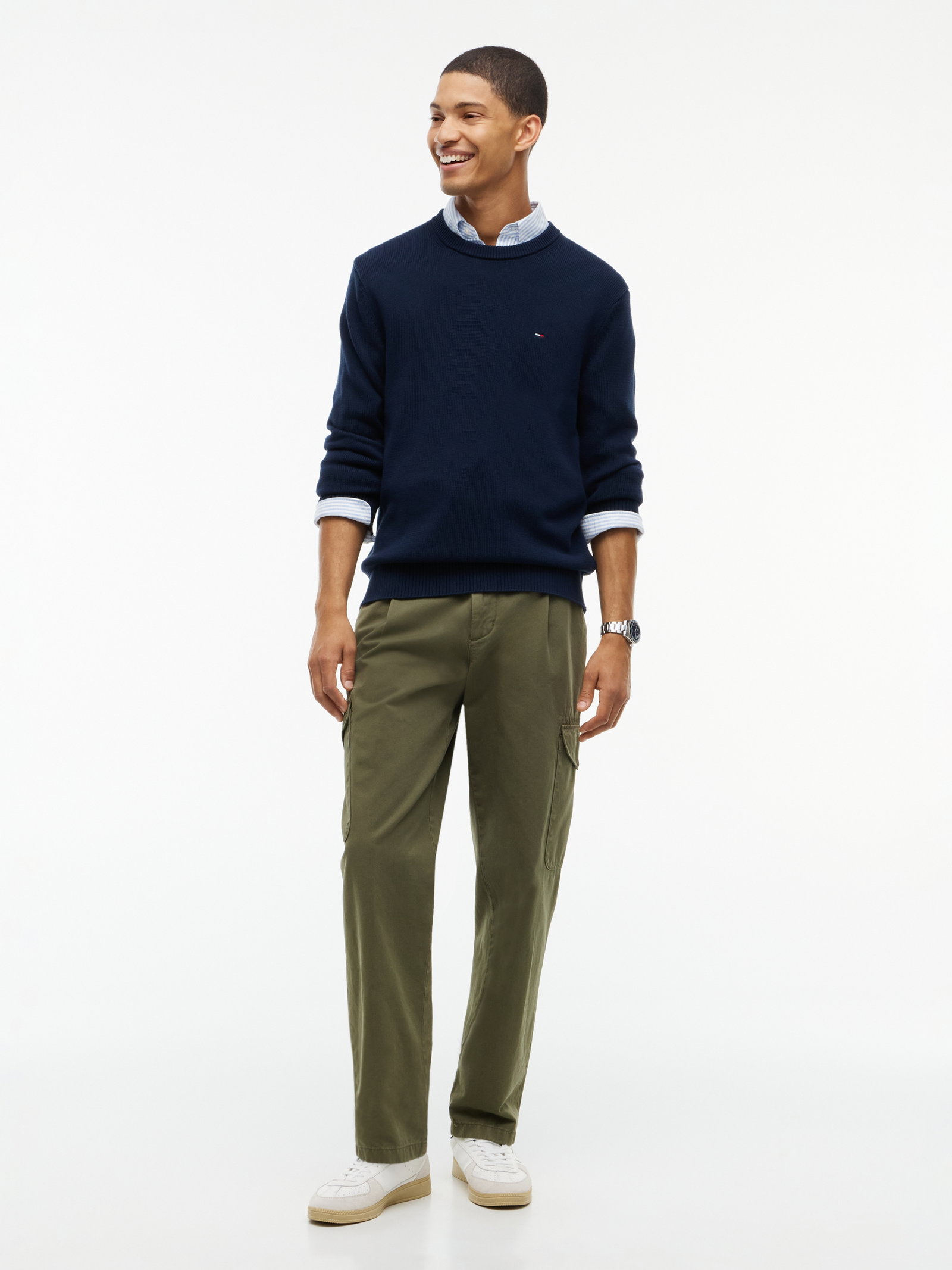 TJM SLIM ESS SWEATER EXT, BLUE #5