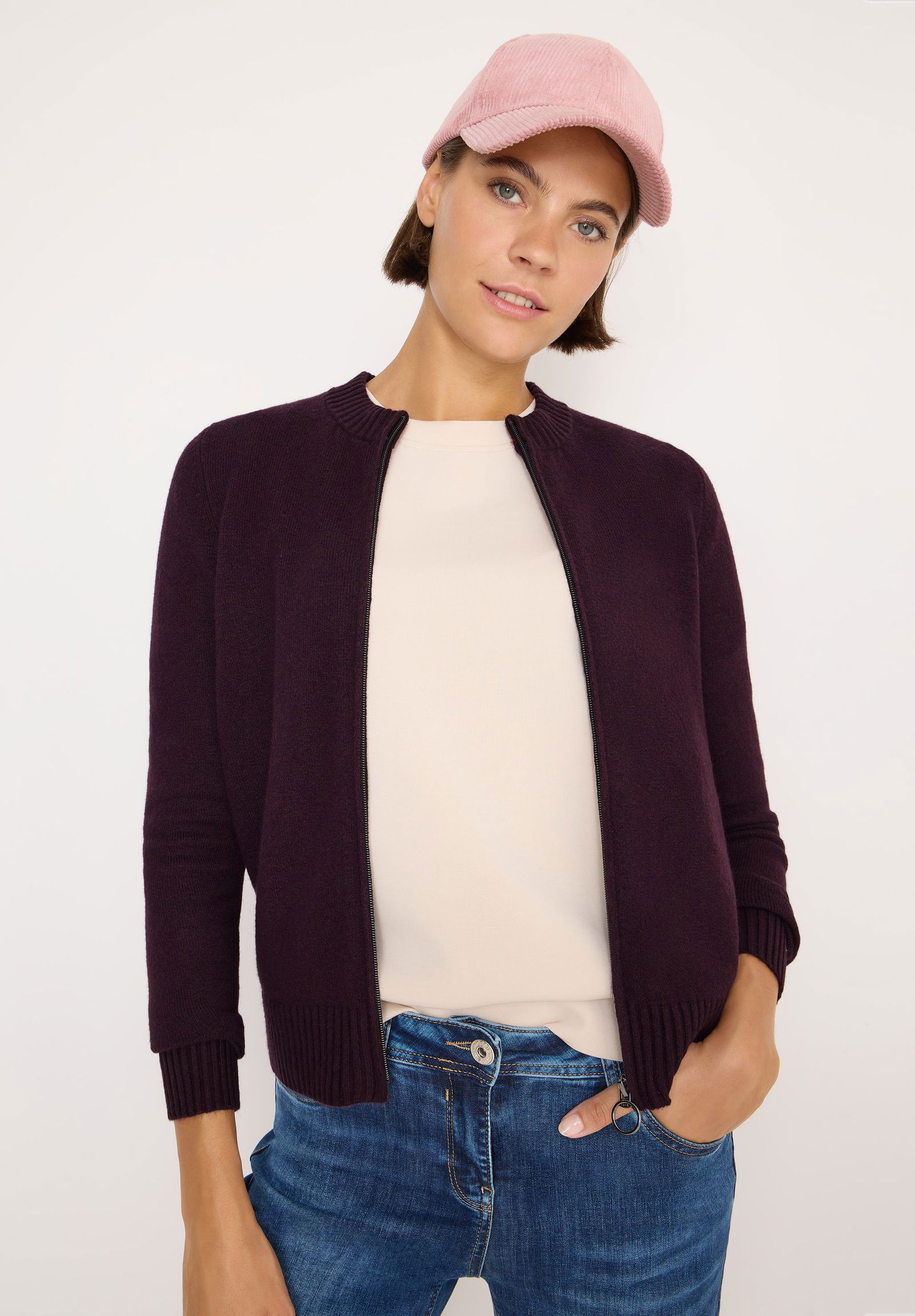  | Cosy Cardigan mit Zipper | L | 11231_17130