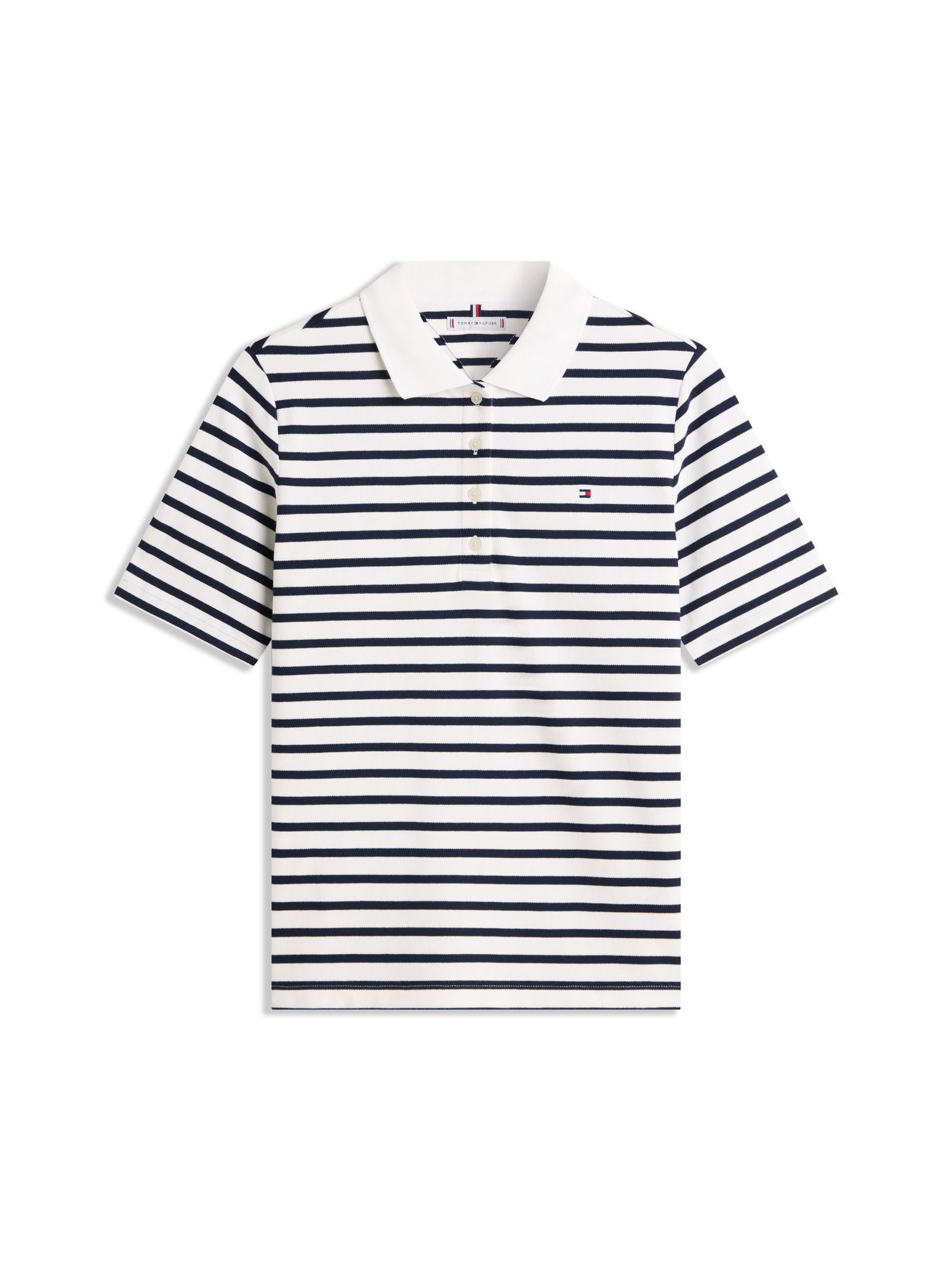 Tommy Hilfiger |  Tommy Hilfiger Poloshirt  | XXXL | breton ecru/dark night navy stp