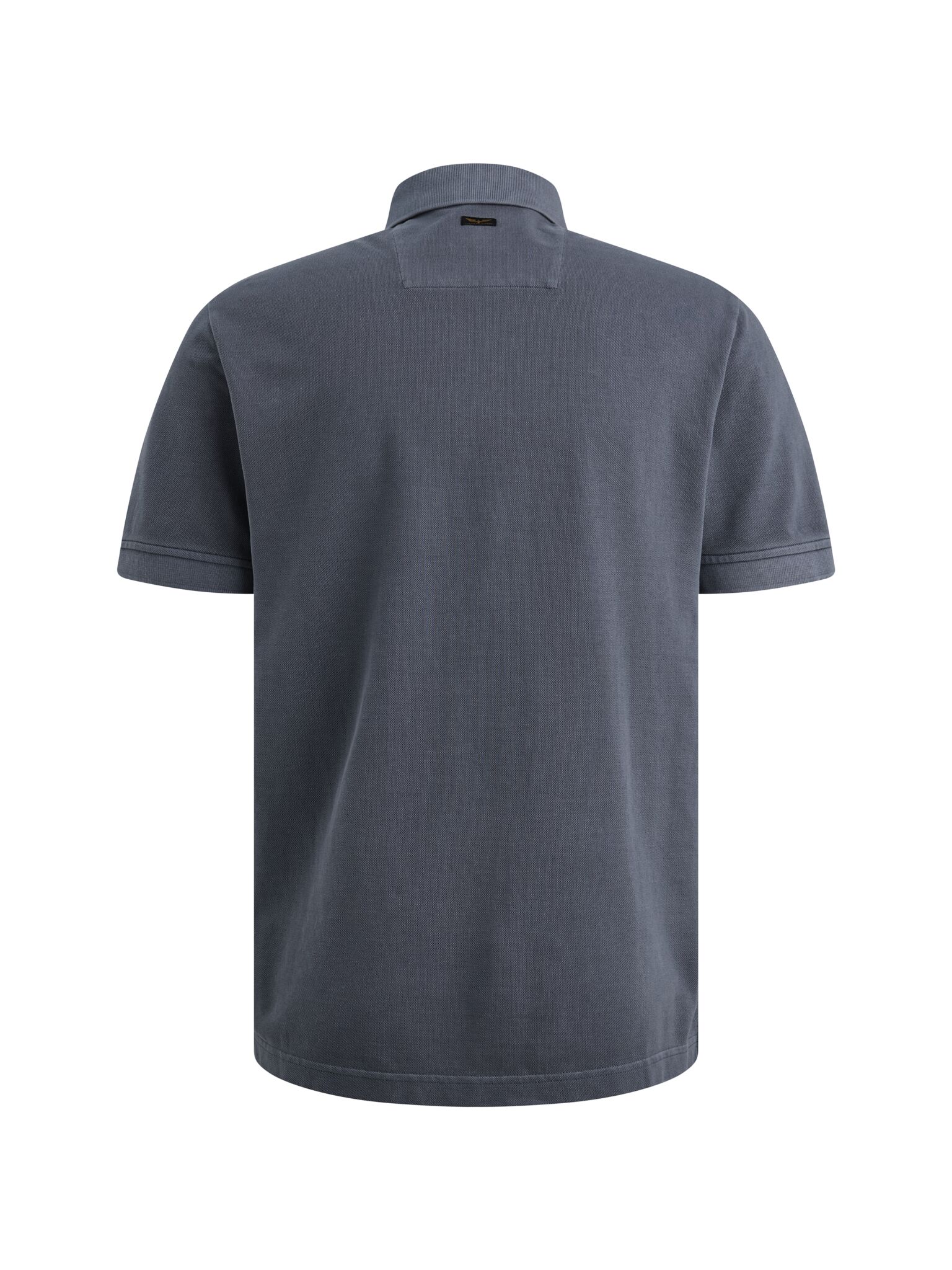 Short sleeve polo pique garment dy, Vintage Indigo #2