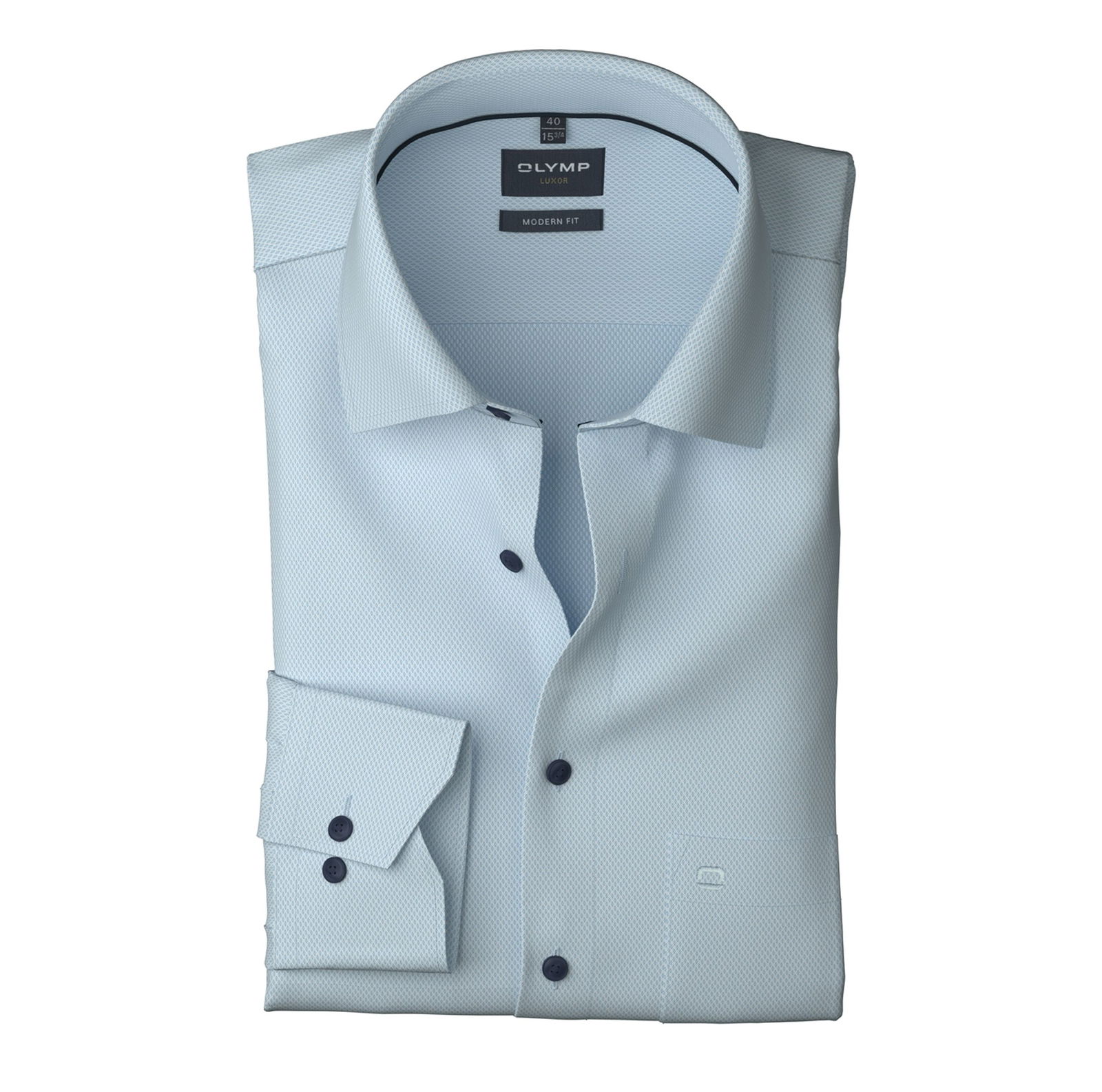 Olymp | Olymp Hemd Modern Fit | 42 | bleu