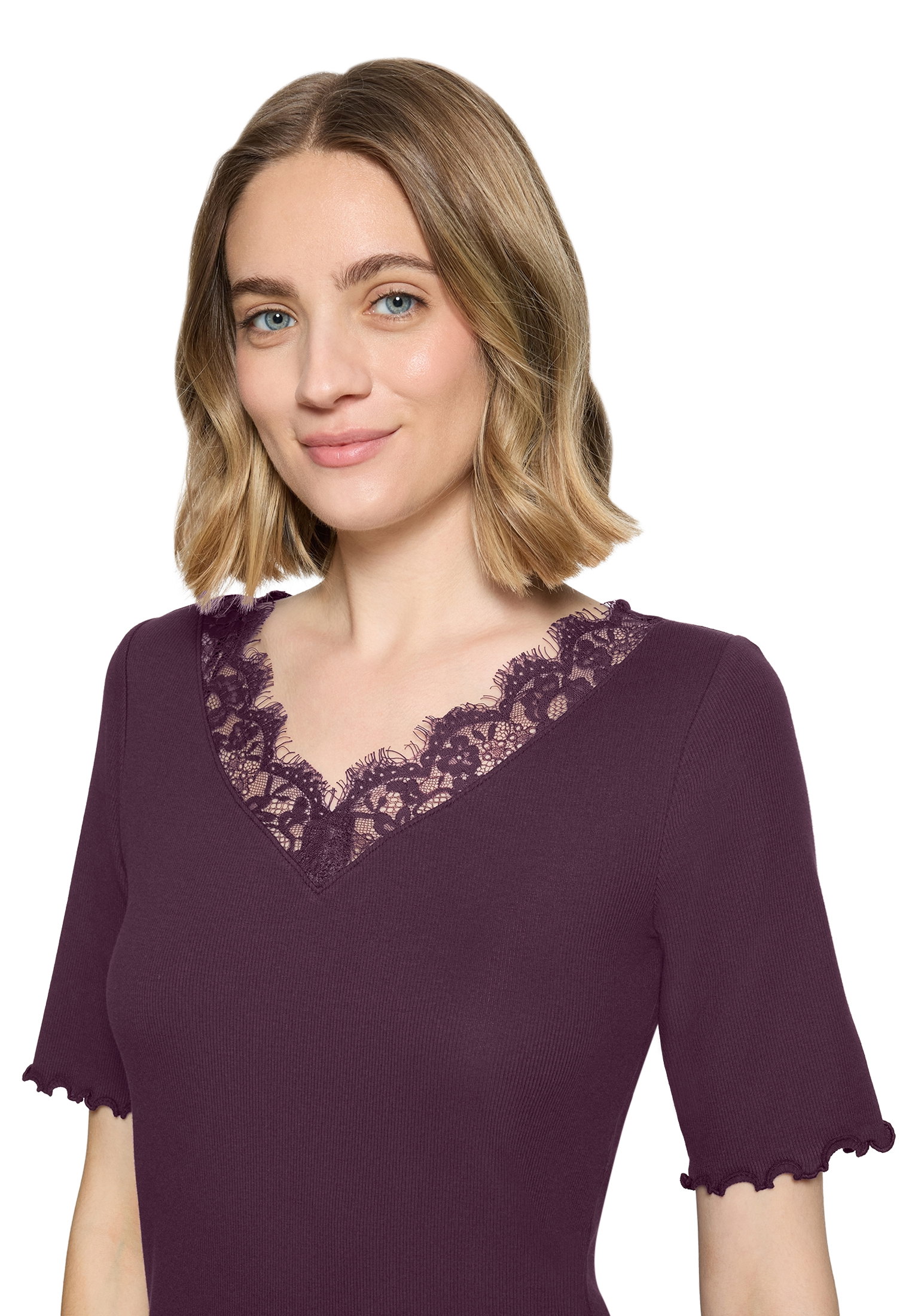Shirt Kurz 1/2 Arm, Dark Dahlia #6