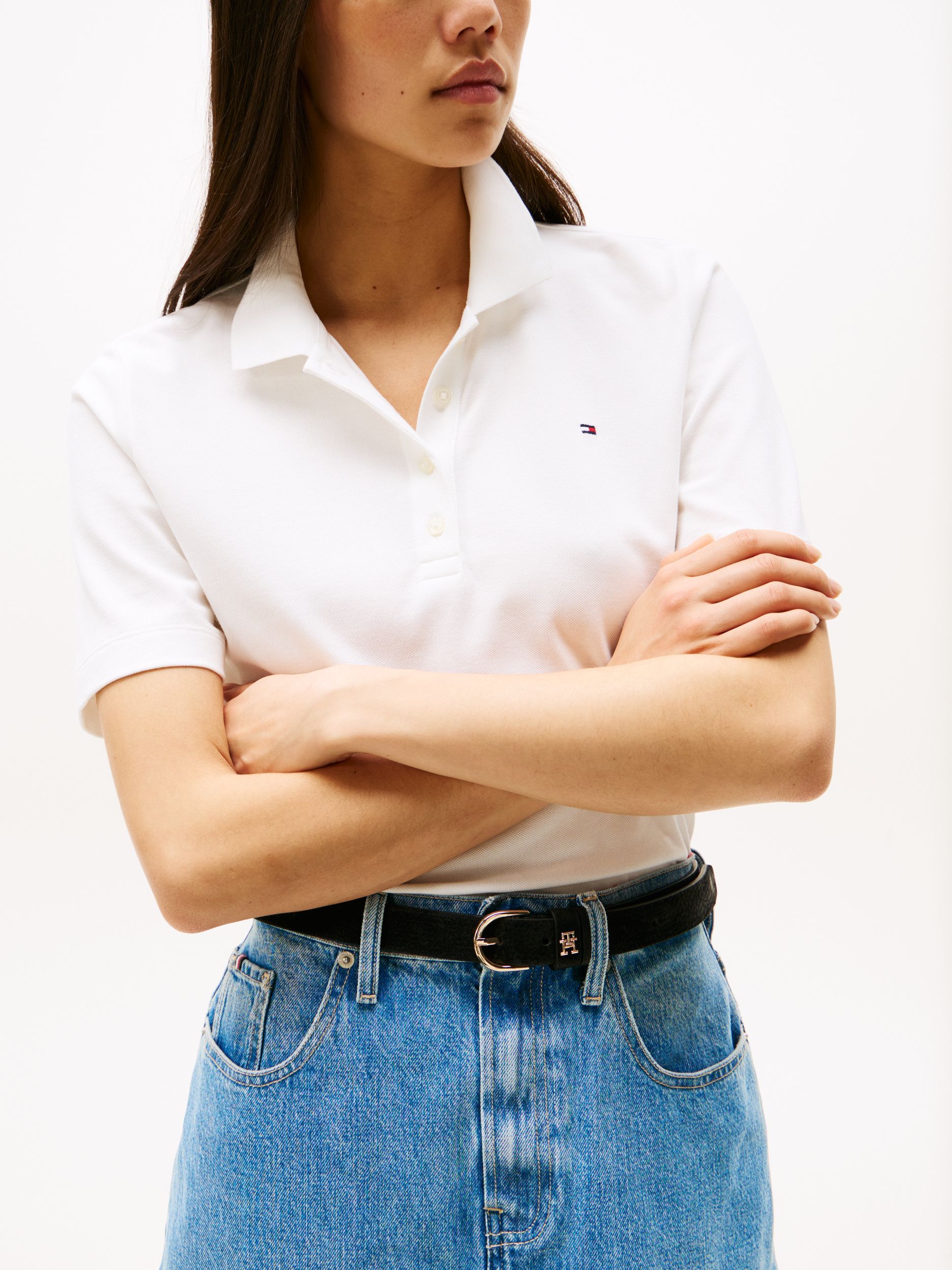 Tommy Hilfiger |  Tommy Hilfiger Poloshirt  | XXL | ecru